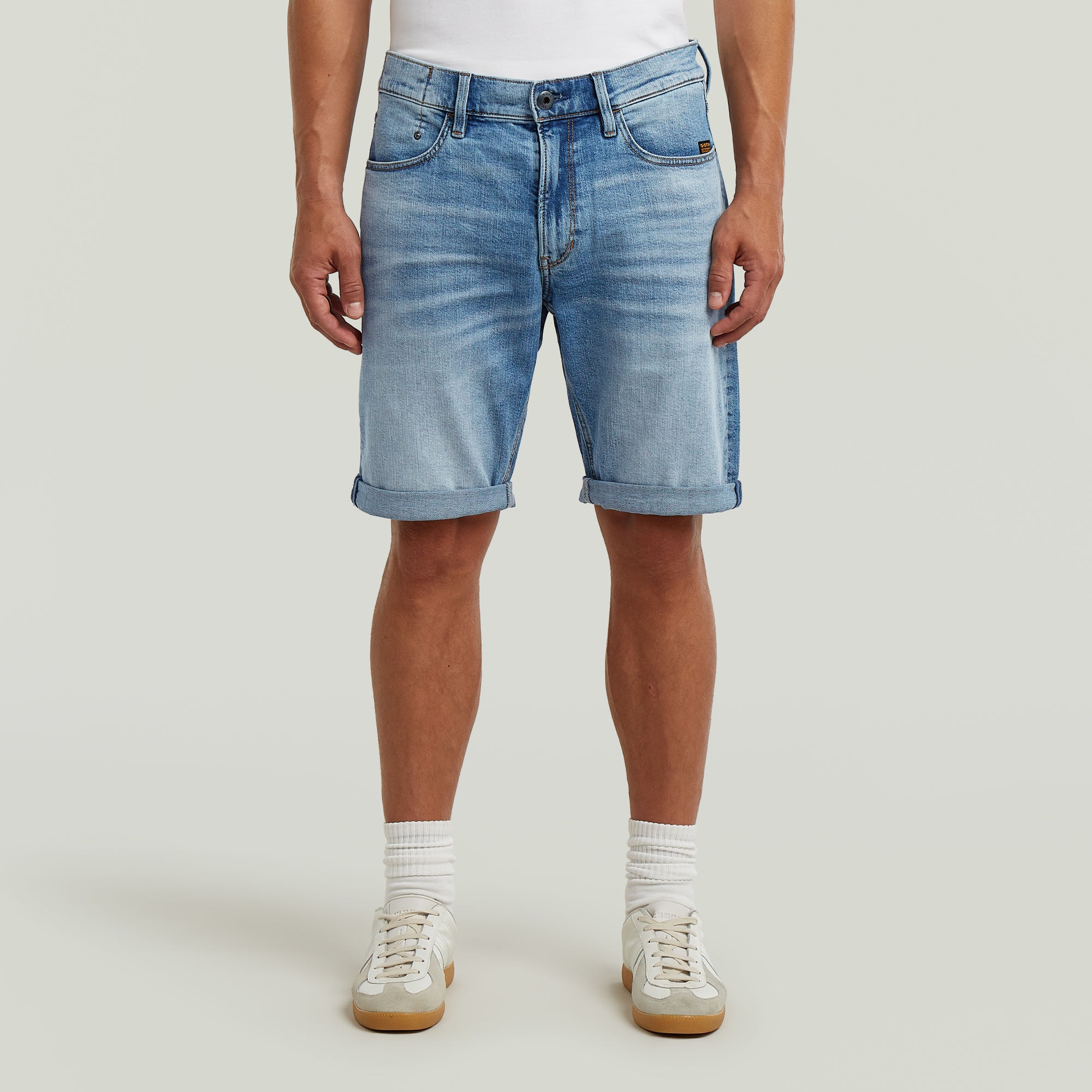 G-STAR Jeansshorts "Mosa" mit Umschlagsaum günstig online kaufen