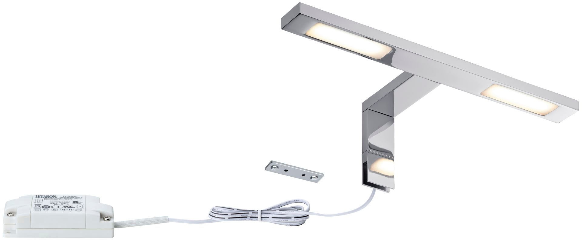 Aufschrankleuchte Galeria bestellen Chrom und Aufschrankleuchte Double Hook und Paulmann 2x3,2W 2x3,2W 2 »LED Galeria Chrom«, Hook LED BAUR flammig-flammig, Spiegel- | Spiegel- Double Spiegelleuchte