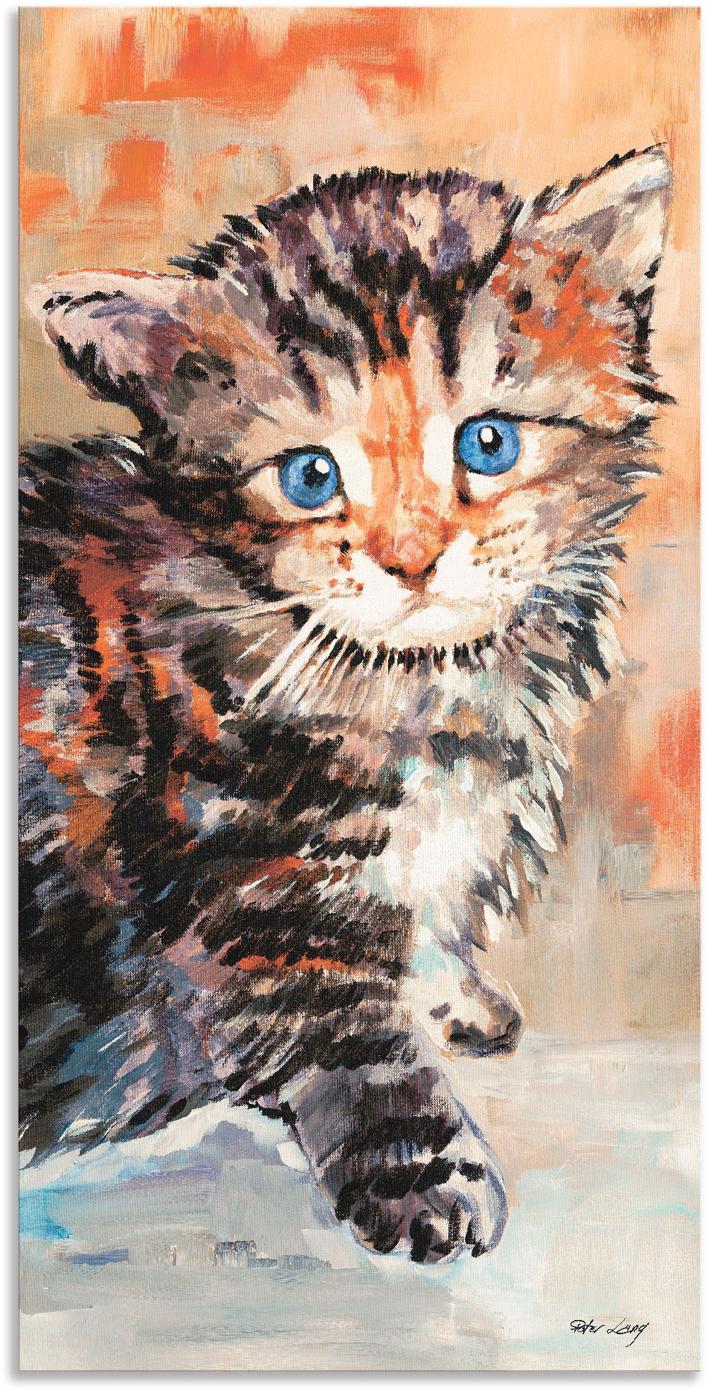 Artland Wandbild "Katze" Haustiere 1 Stk. tlg. als Alubild, Outdoorbild, Wa günstig online kaufen
