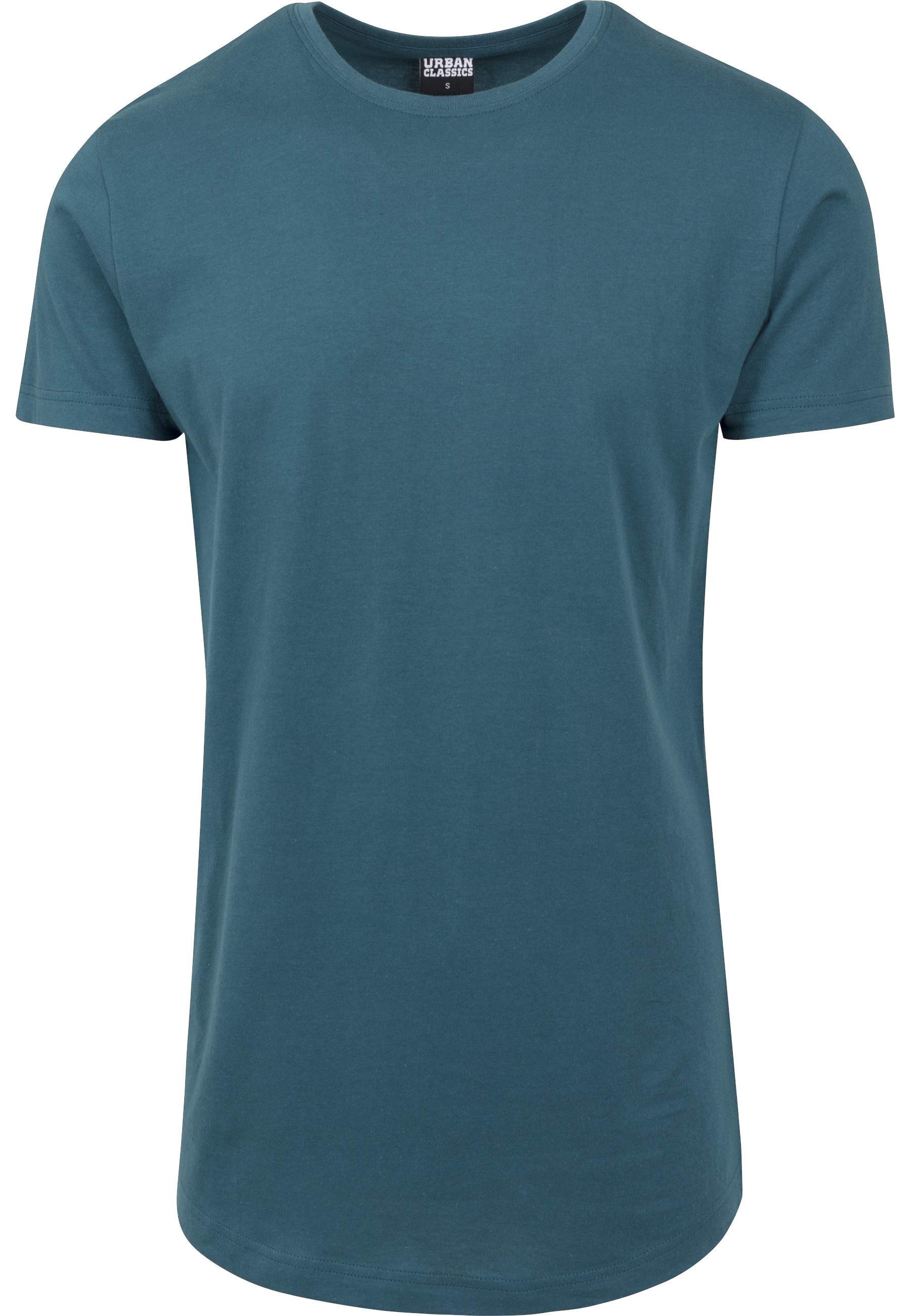 URBAN CLASSICS Kurzarmshirt "Urban Classics Herren Shaped Long Tee" 1 Stk.