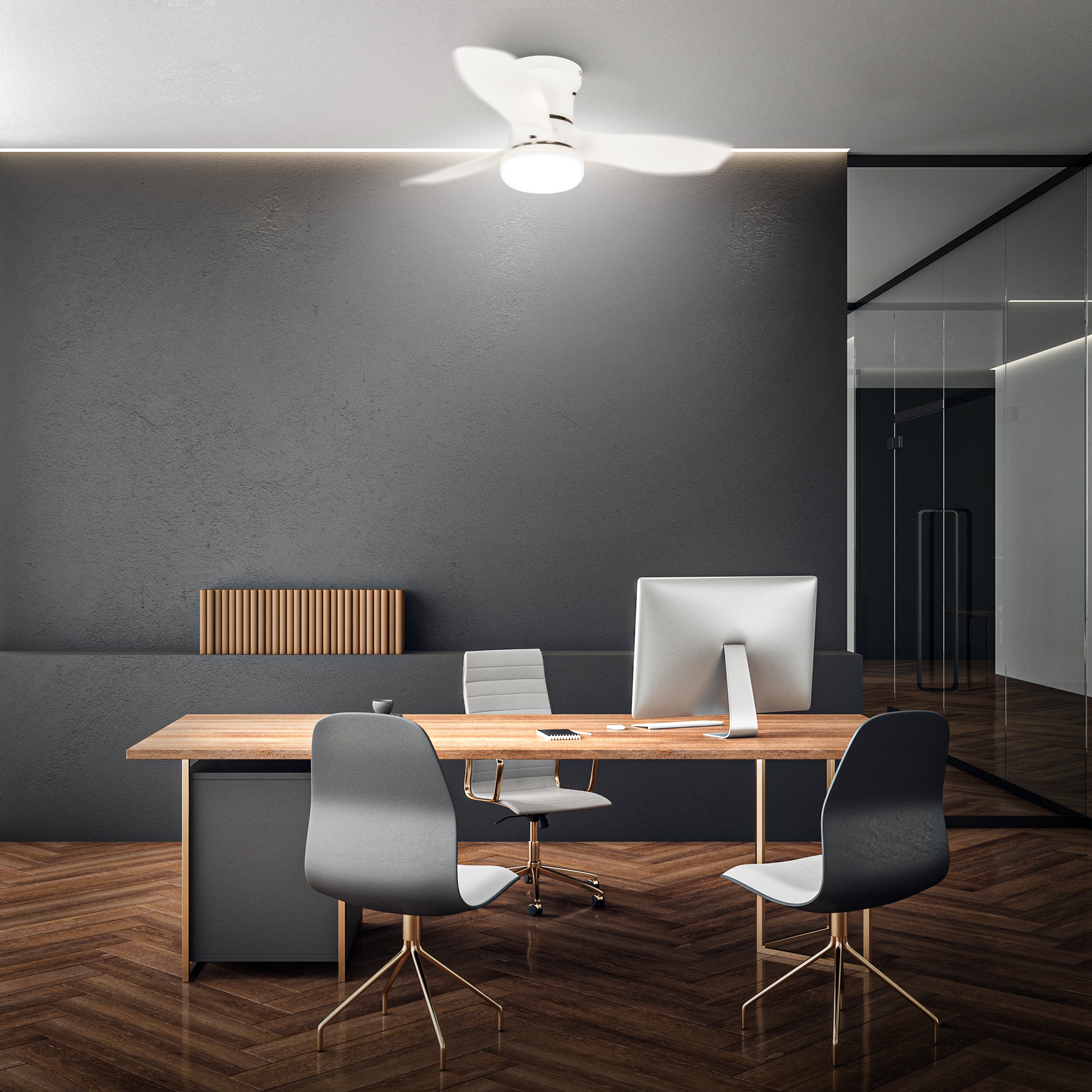 Briloner Leuchten LED Deckenleuchte »LUFITO« LED-Board 1 Stk. warmweiß - kaltweiß Schlafzimmer, Wohnzimmer, Esszimmer, Flur, Küche
