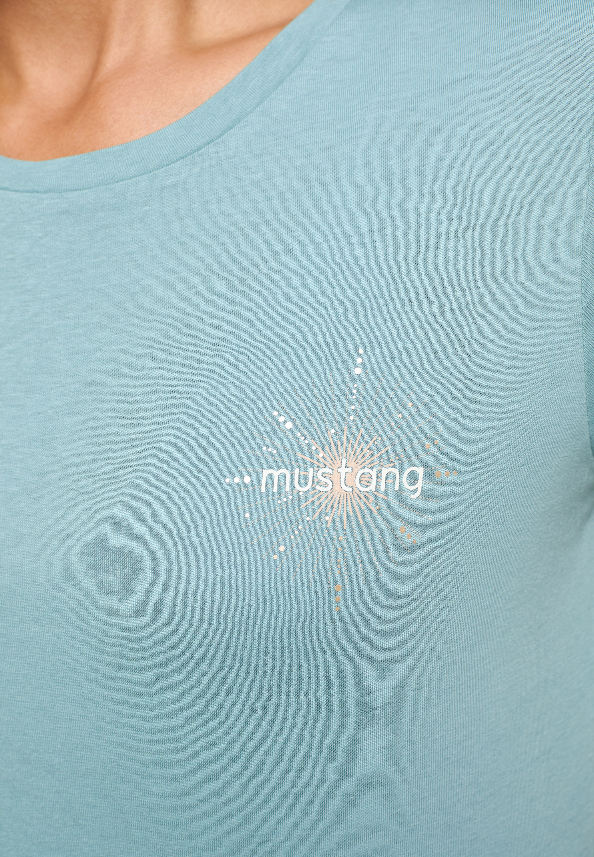 MUSTANG T-Shirt »Style Alexia C | kaufen Chestprint« BAUR