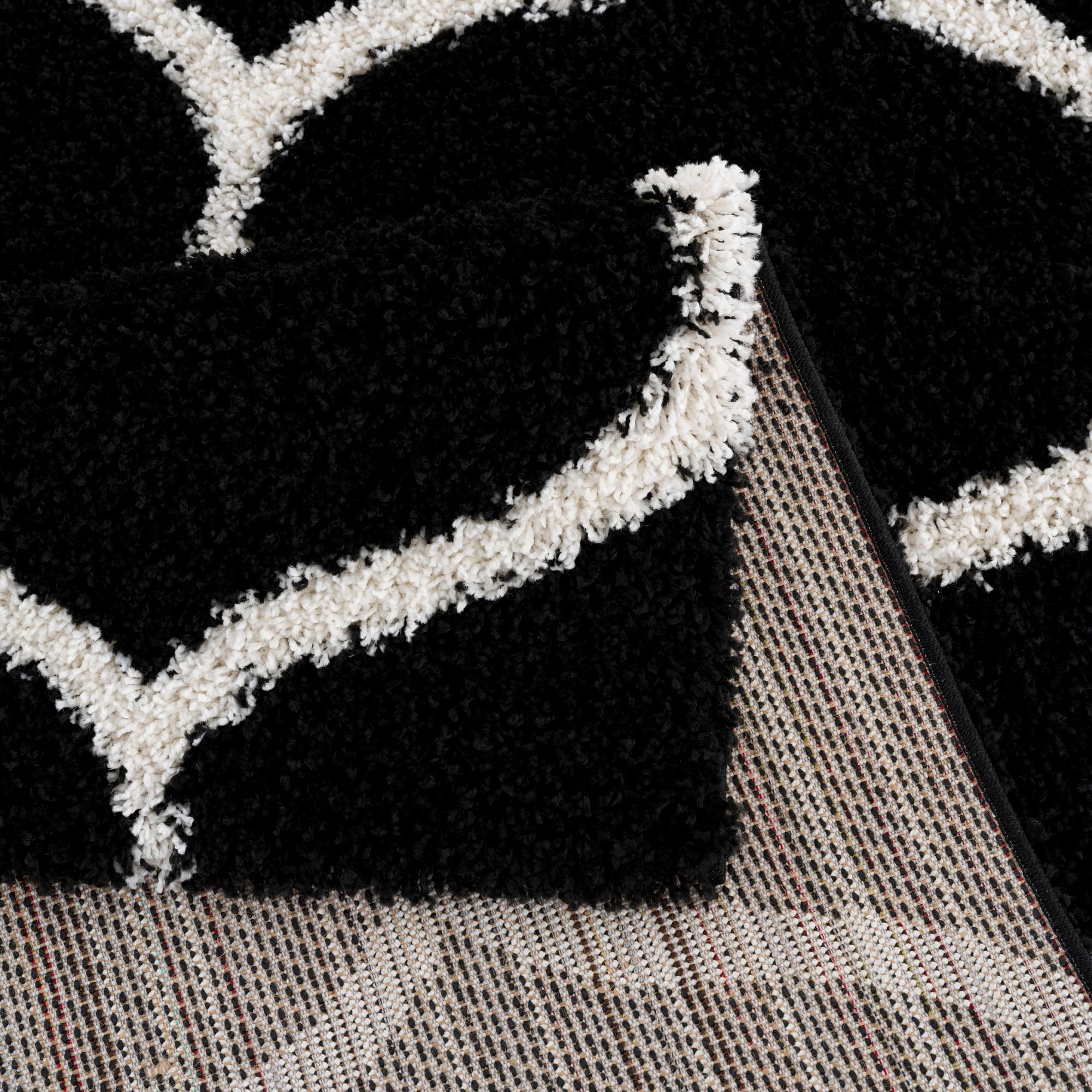 Thumbnail - Sanat Hochflor-Teppich "Madrid" rechteckig 30 mm Höhe Wohnzimmer, Langflor, Shaggy Teppich