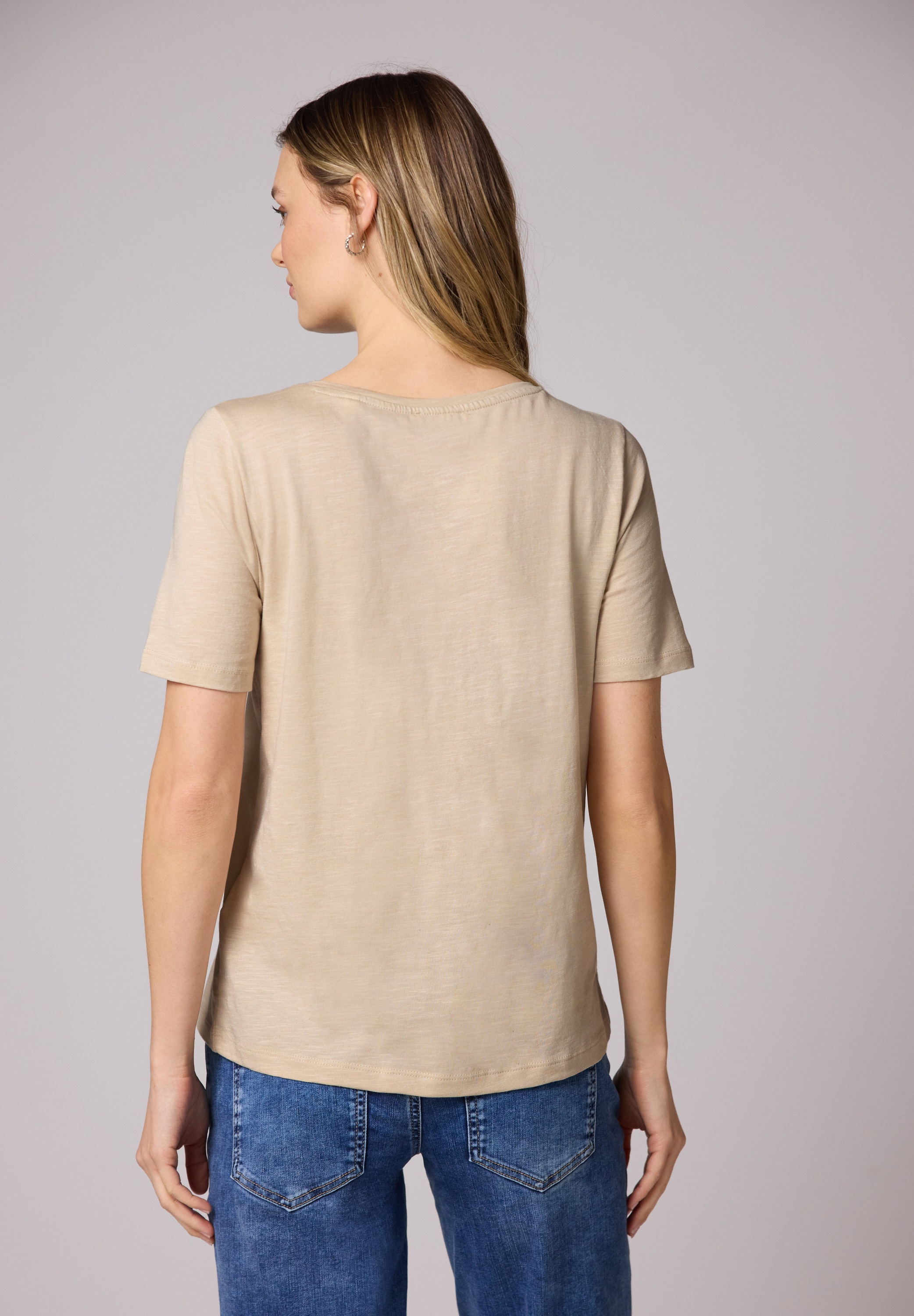 Thumbnail - STREET ONE V-Shirt im Basic-Style