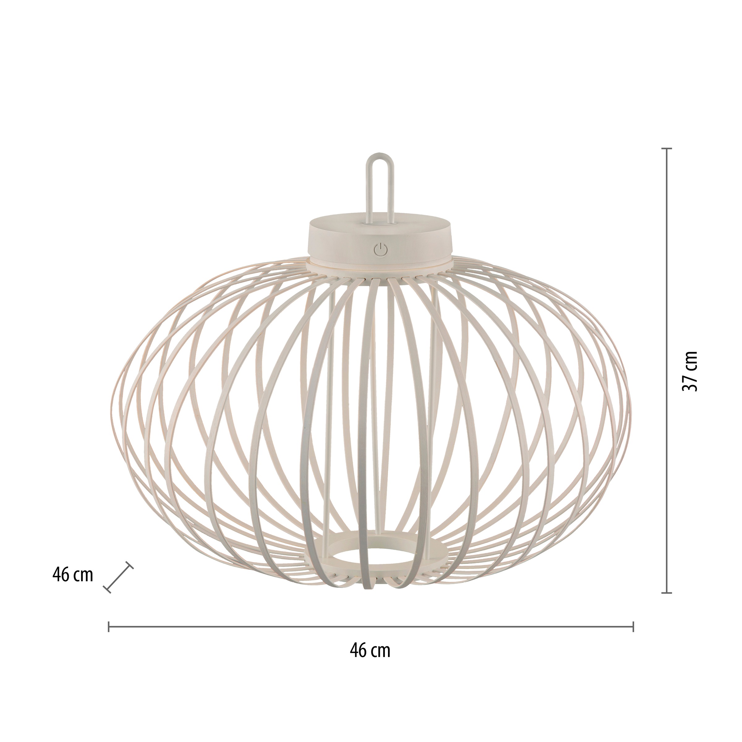 JUST LIGHT Pendelleuchte »AKUBA« LED-Modul 1 Stk. Warmweiß Akkuleuchte