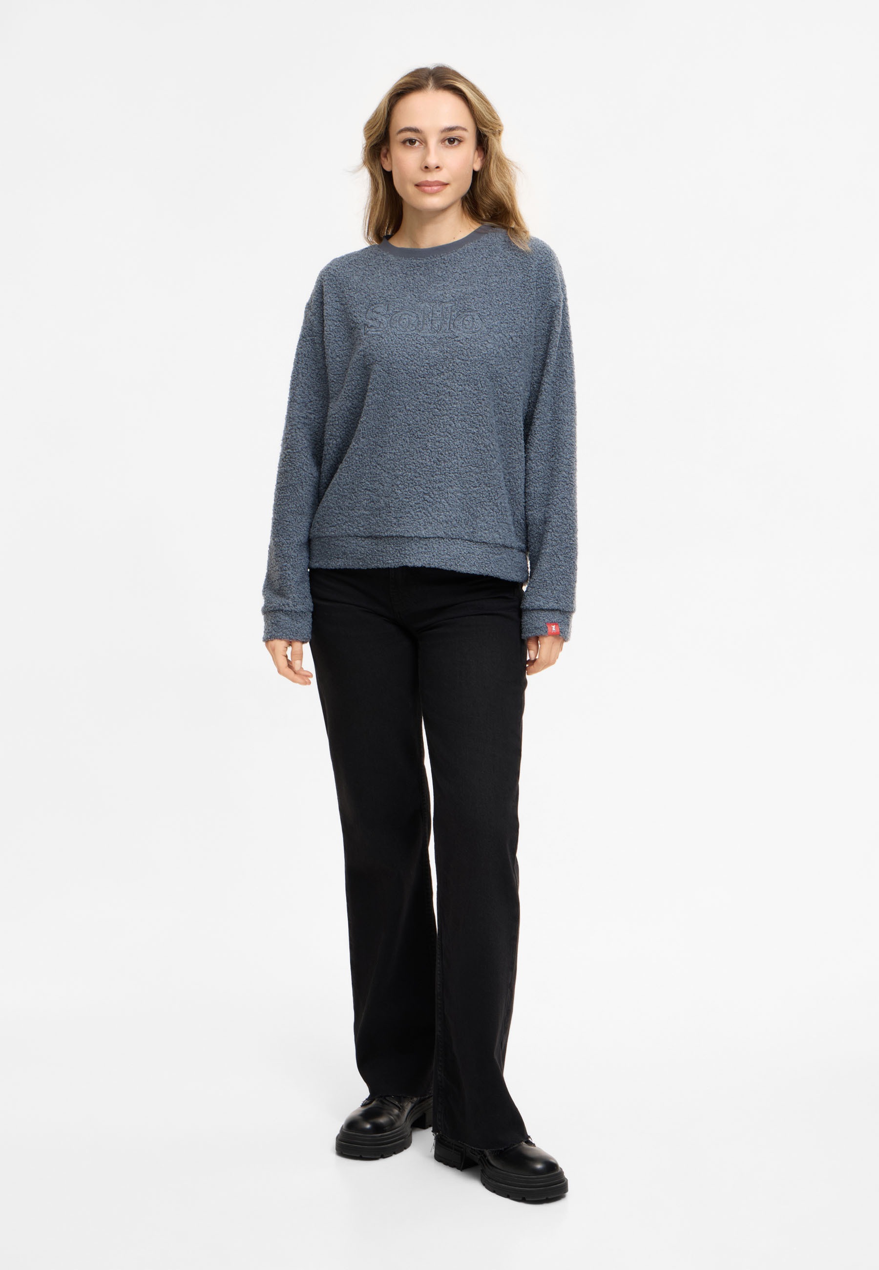 Frieda & Freddies Strickpullover »Frieda & Freddies Teddy-Sweatshirt«