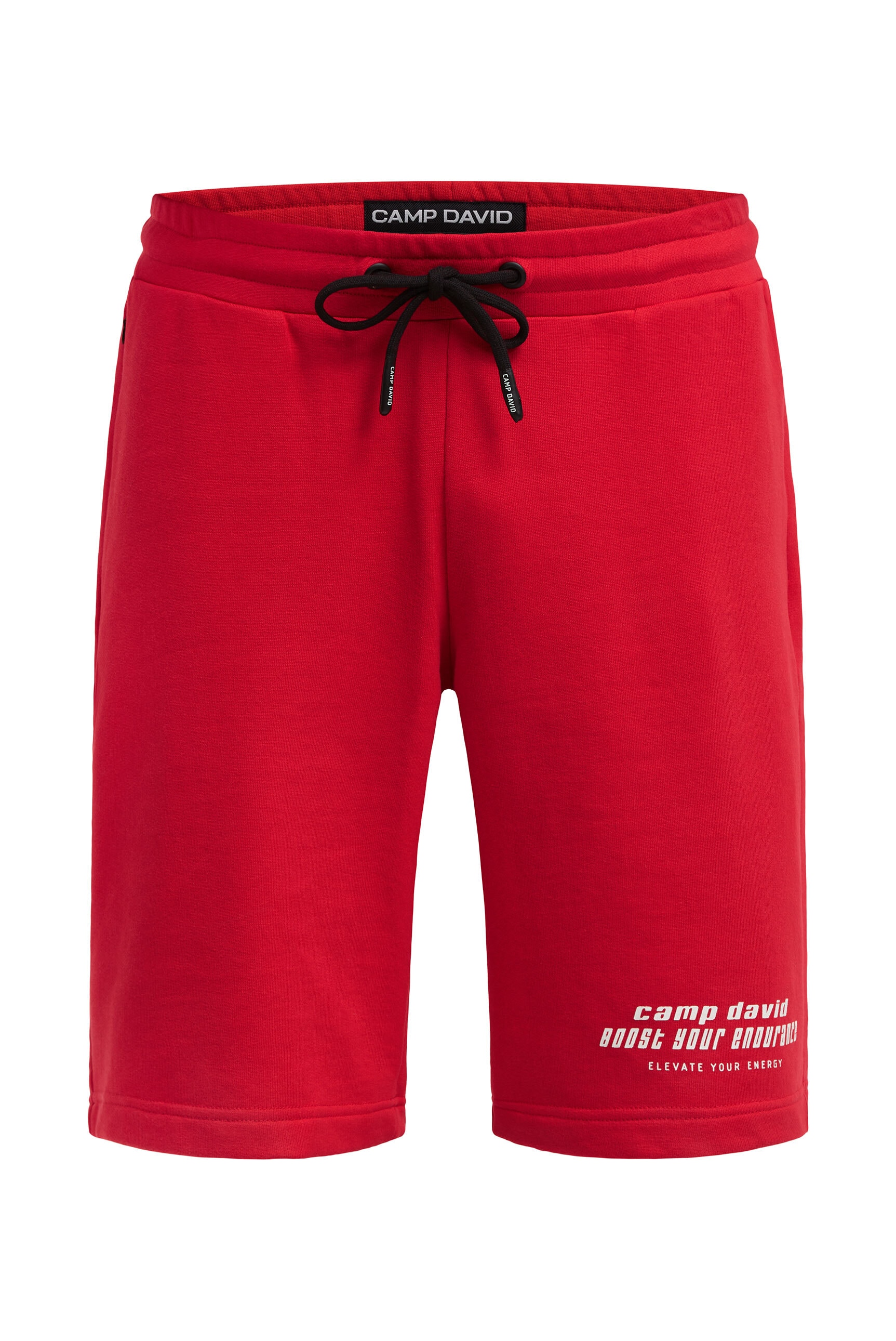 CAMP DAVID Sweatshorts  mit Elastikbund & seitlichen Taschen