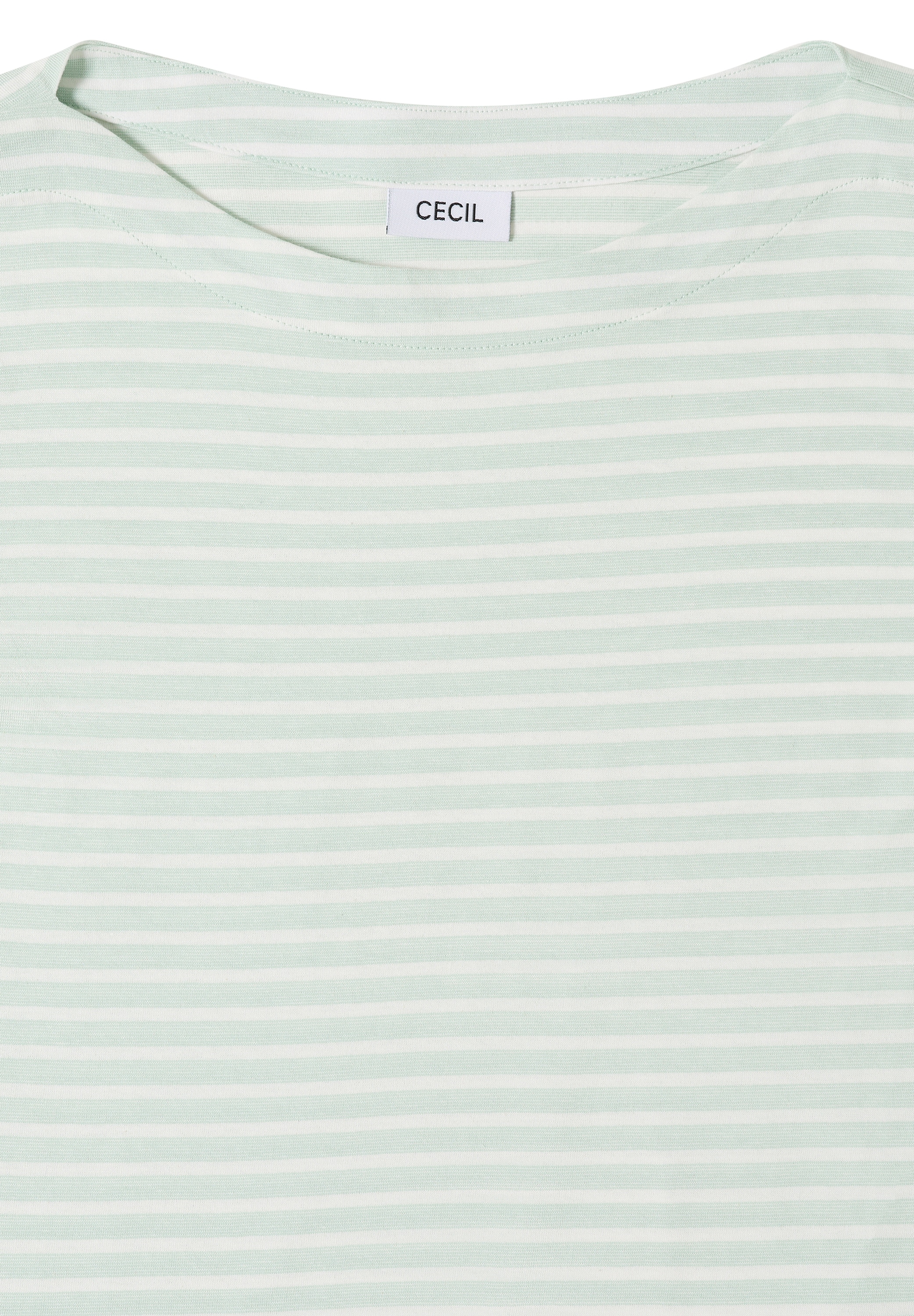 Cecil 3/4-Arm-Shirt mit U-Boot-Ausschnitt