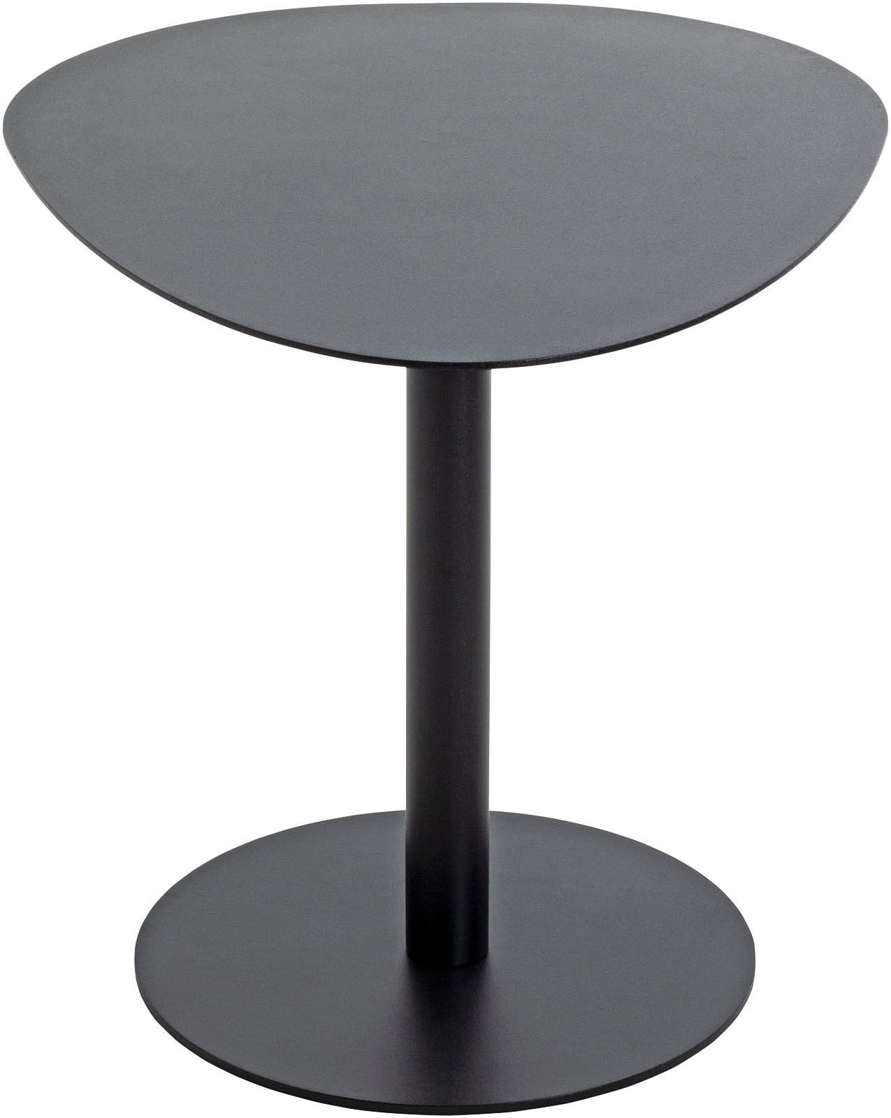 HAKU Beistelltisch »Sofatisch, Wohnzimmertisch« 1 Stk. tlg. freiform - aus Metall Schwarz B/T/H 51/41/42 cm