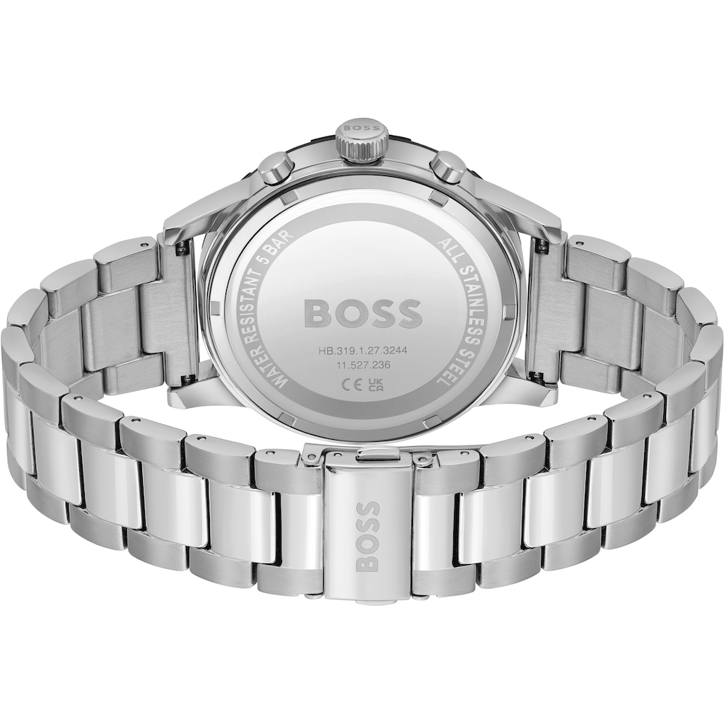 BOSS Chronograph »SOLGRADE, 1514032«, Quarzuhr, Herrenuhr, Armbanduhr, Solar, Stoppfunktion, Datum