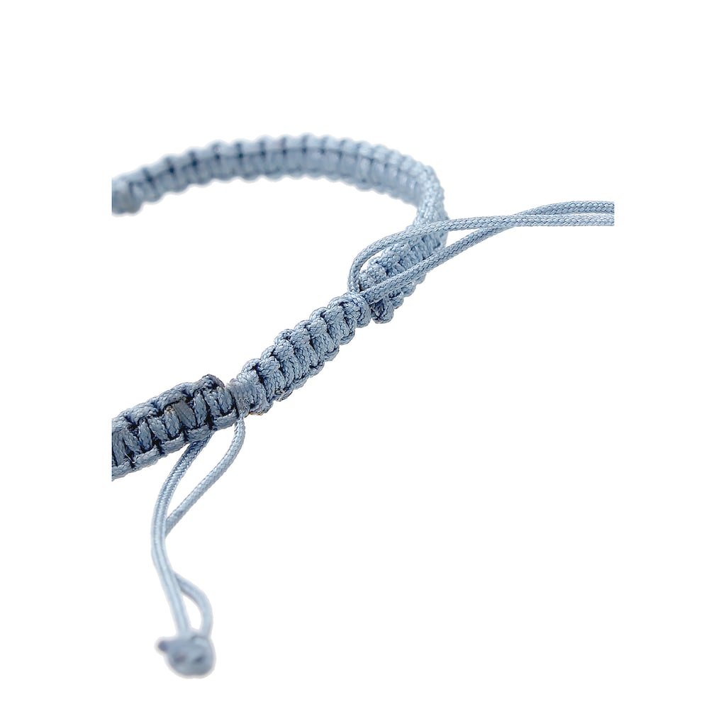 Elli Armband »Kugeln Bead Nylon Knoten Verstellbar 925 Silber«