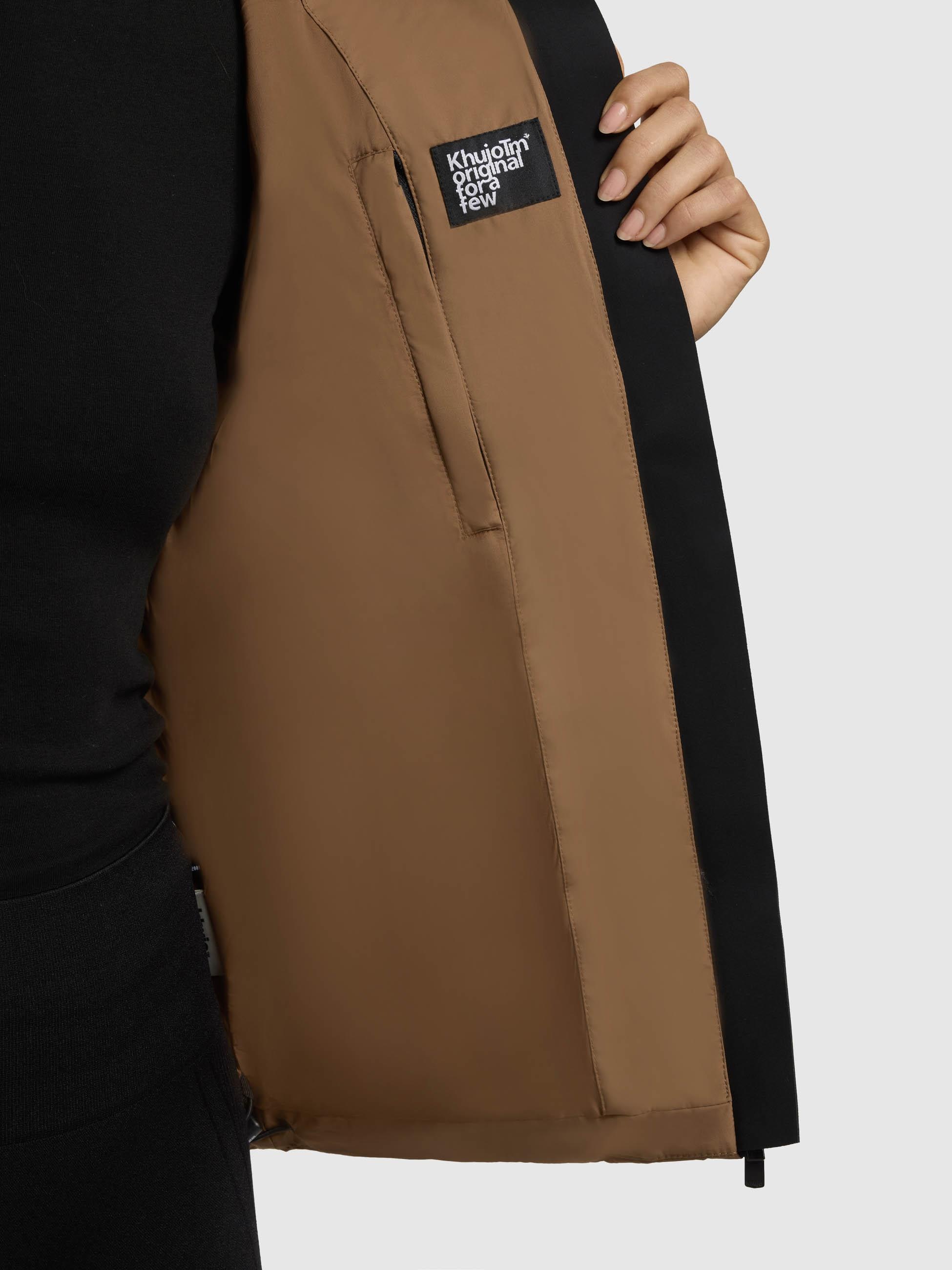 khujo Winterjacke »Liev-YM«, mit Kapuze, Warme gesteppte Damen Kapuzenjacke