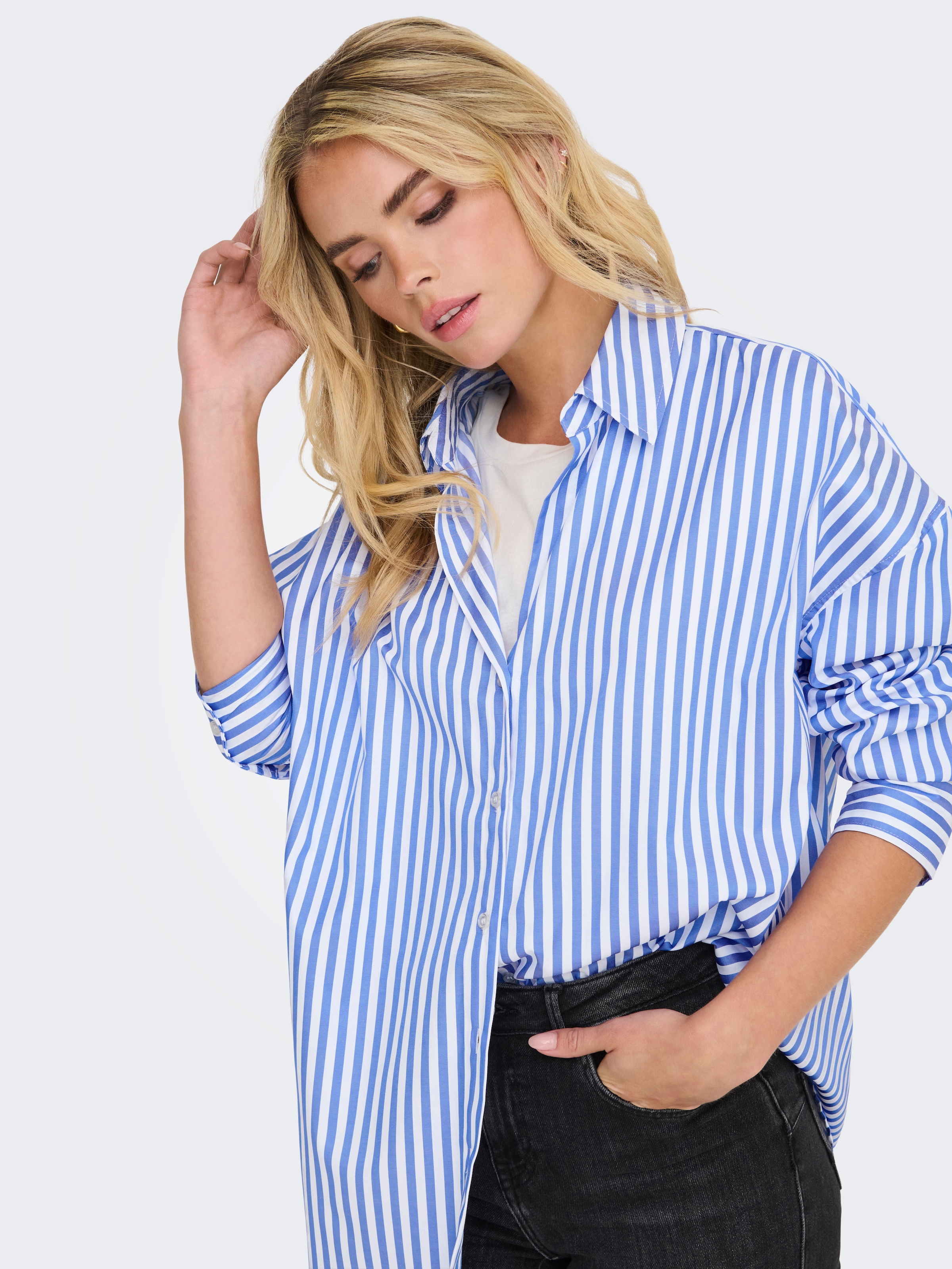 JDY Hemdbluse »JDYVESPER L/S LOOSE SHIRT WVN NOOS«