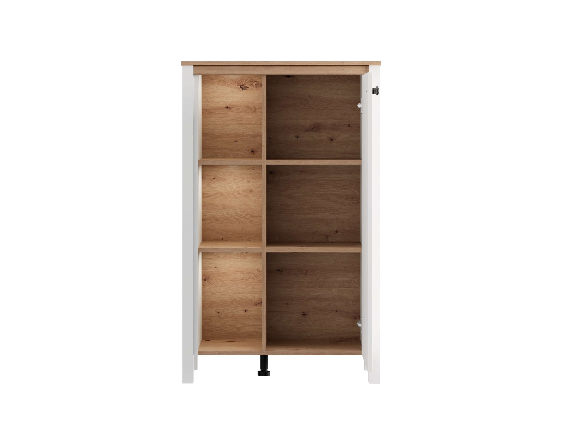 Home affaire Highboard »BEDFORD, Hochkommode, Vitrine, Glasvitrine, Kombi-Highboard« MDF-Profil 2D ummantelt, Hotstamping