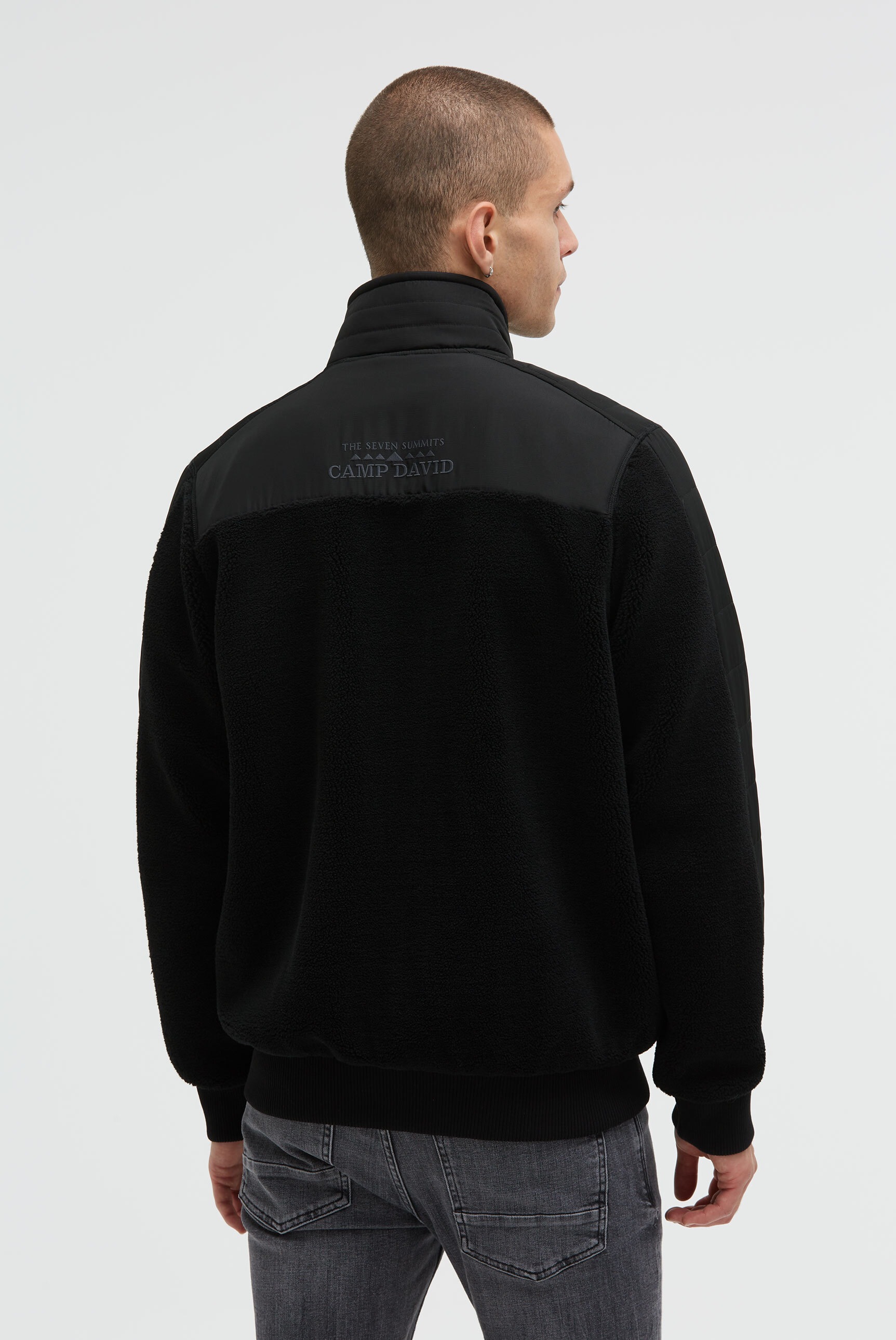 CAMP DAVID Outdoorjacke ohne Kapuze mit Brusttasche