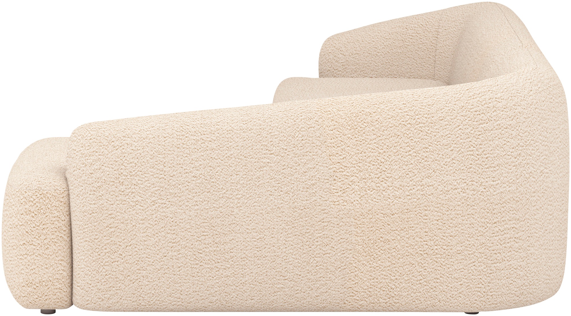 INOSIGN Ecksofa »Nergal, organisches Design, Breite 296cm, L-Form«, Modernes Design, schlichte Optik, stilvoller Blickfang im Wohnzimmer