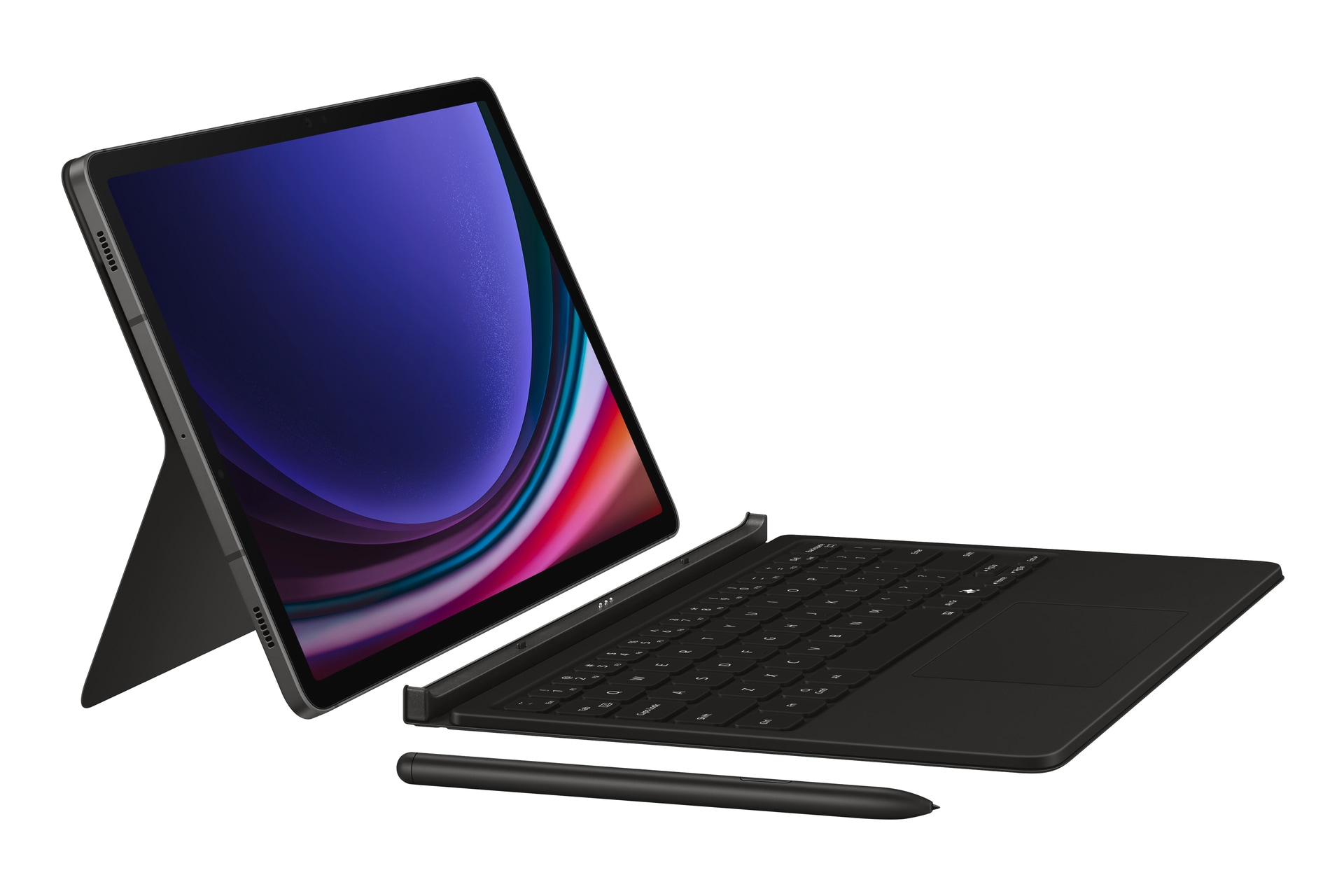 Samsung Tablet-Hülle »Book Cover Keyboard für Galaxy Tab S9 | S9 FE | S10 FE«, Tastatur Cover, Schutzhülle, Tablethülle, Case, Schutzcase, stoßfest