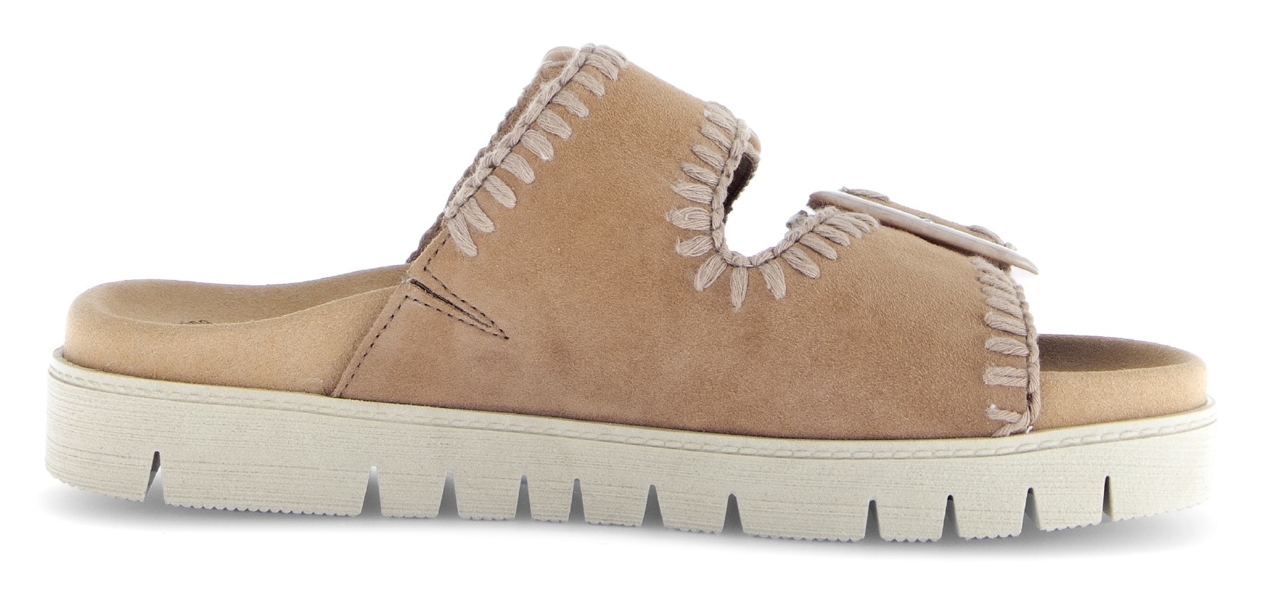 Gabor Pantolette, Plateau, Bequemschuh, Sommerschuh mit praktischen Klettverschlüssen