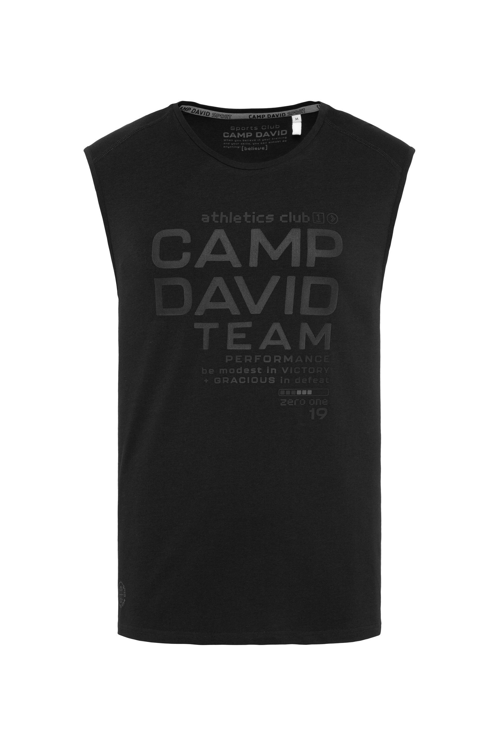 CAMP DAVID Rundhalsshirt, mit Baumwolle