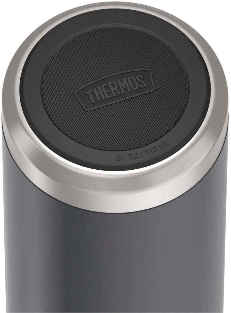 THERMOS Isolierflasche »ICON BEVERAGE BOTTLE, Edelstahlkörper, spülmaschinenfest«, (1 tlg.), 0,71l, 18h heiß & 24h kalt, extra große Öffnung, absolut dicht