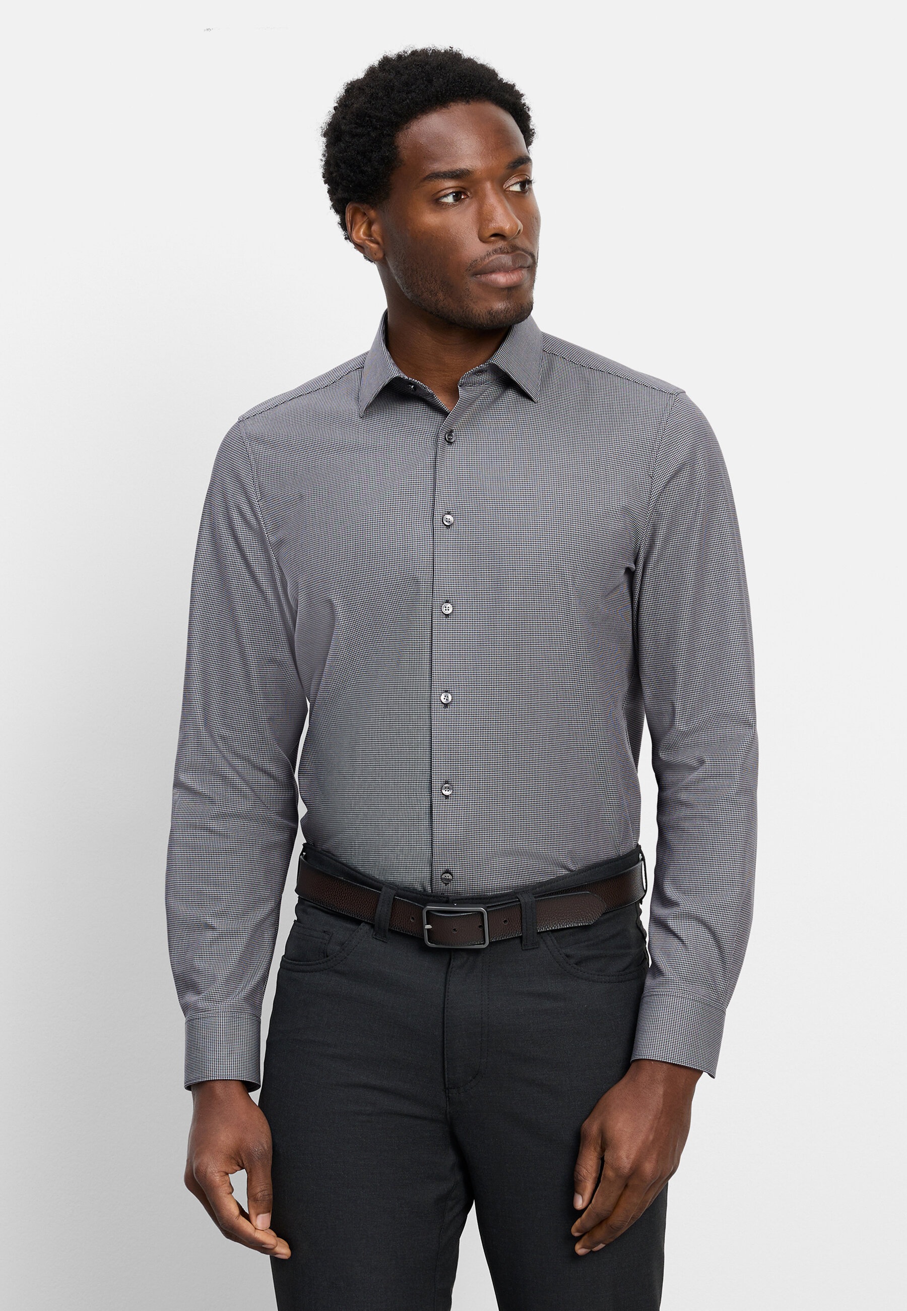 OLYMP Businesshemd "OLYMP Level Five 24/Seven, Body Fit, Kent mit extra langem Arm"