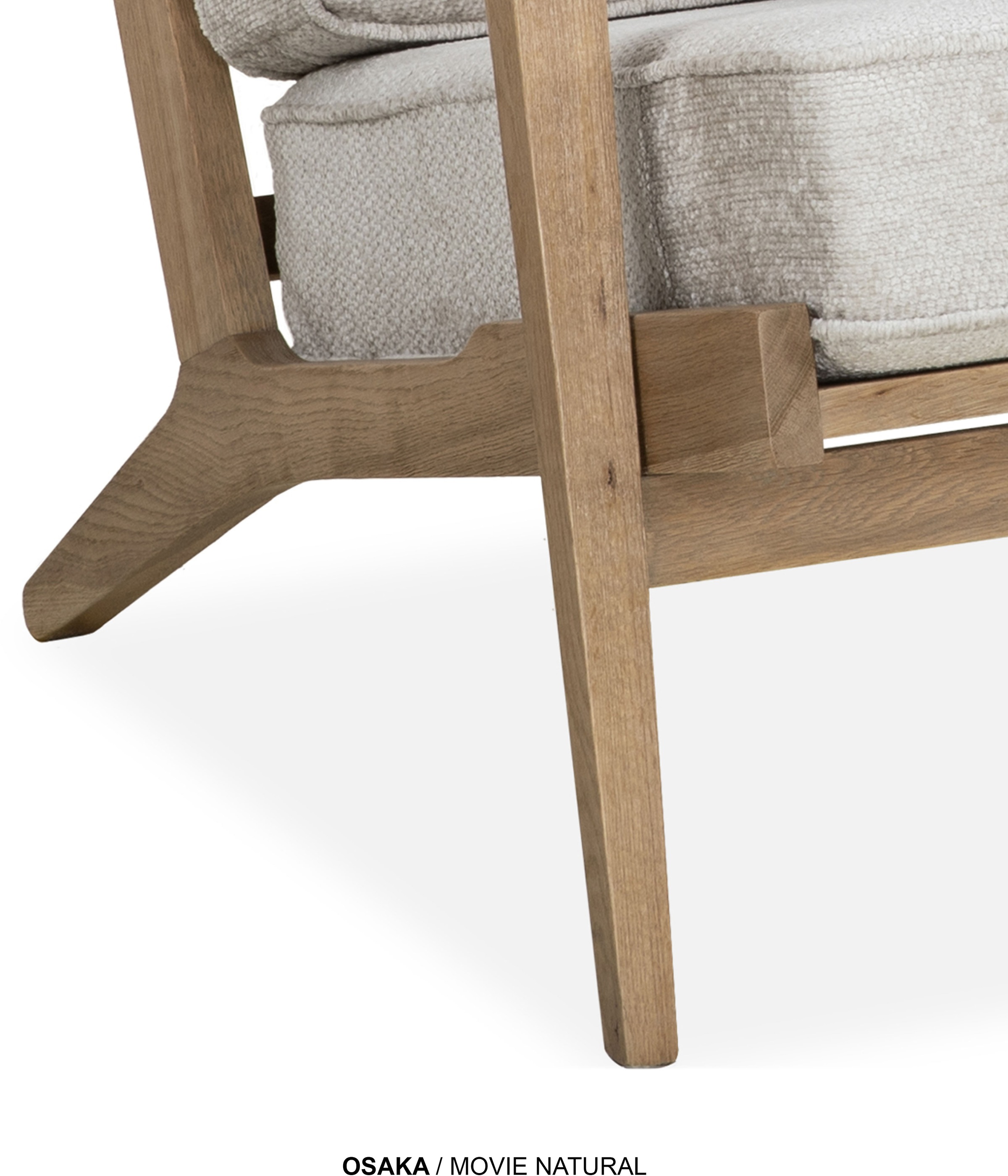 OMG Design Esszimmerstuhl »Osaka« () 2 Stk.Retrostuhl, massivholz Frame