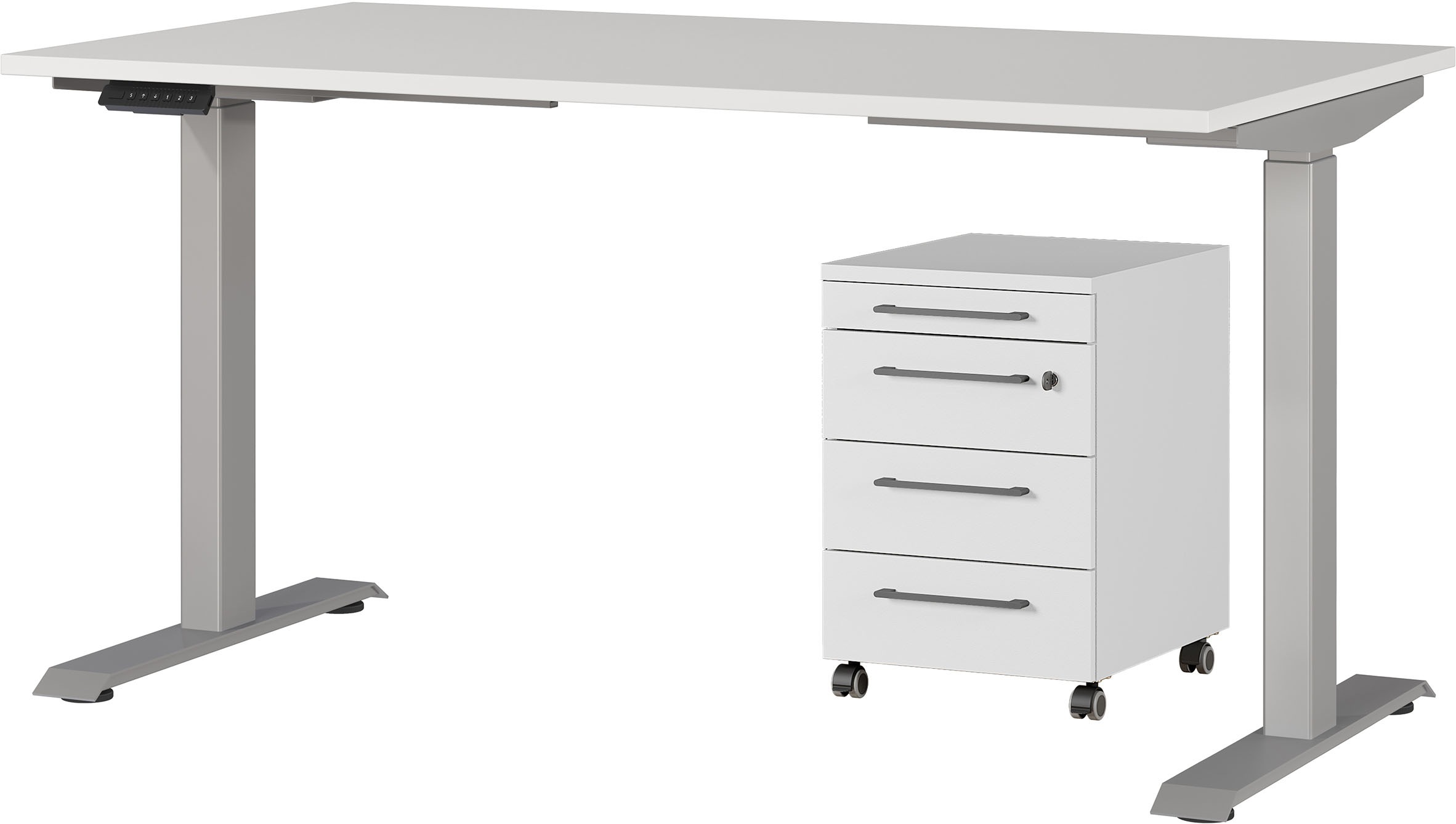 GERMANIA Büromöbel-Set "Agenda" Set bestehend aus höhenverstellbarem Schrei günstig online kaufen