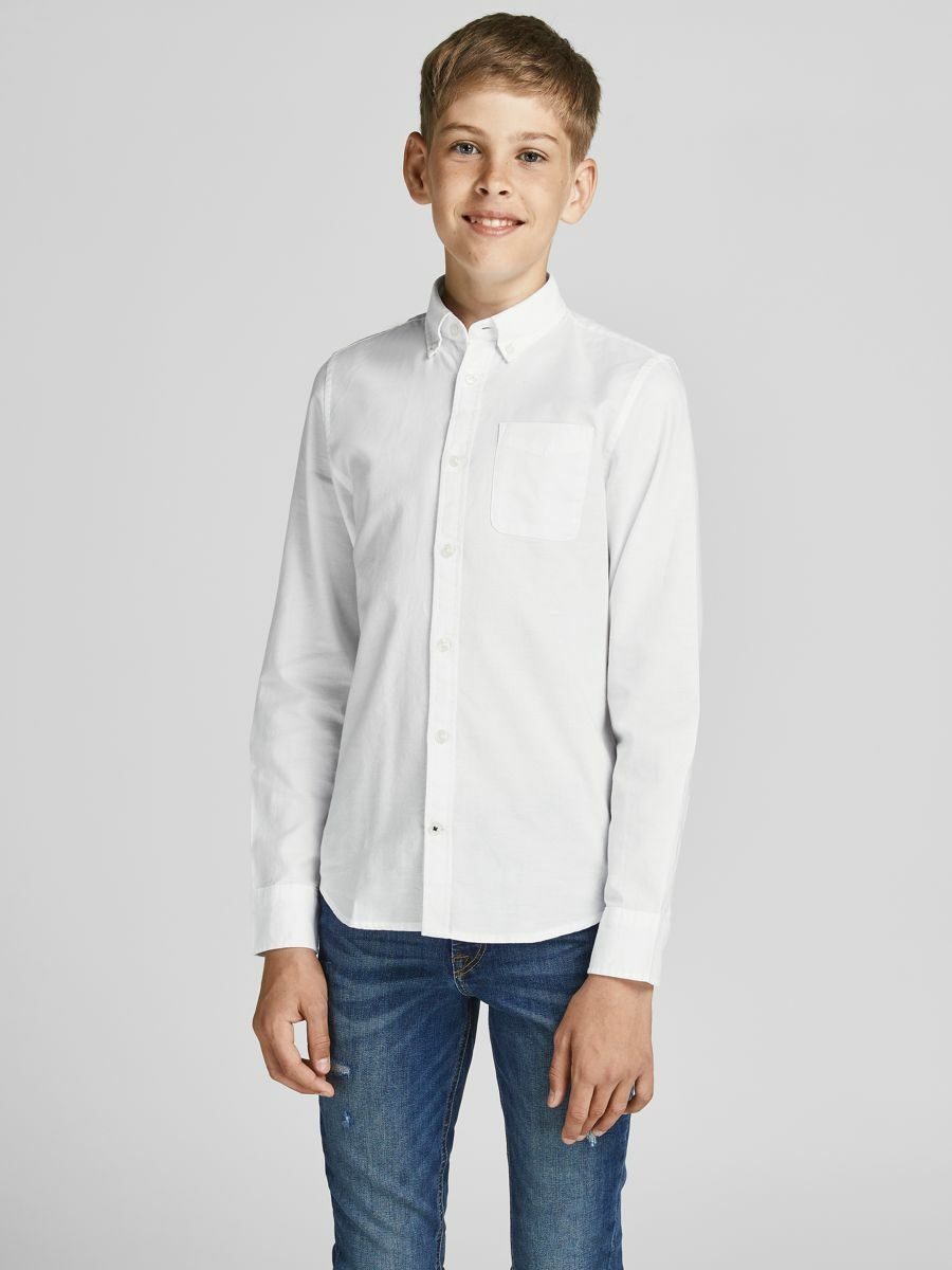 Jack & Jones Junior Langarmhemd »JJEOXFORD SHIRT L/S NOOS JNR«