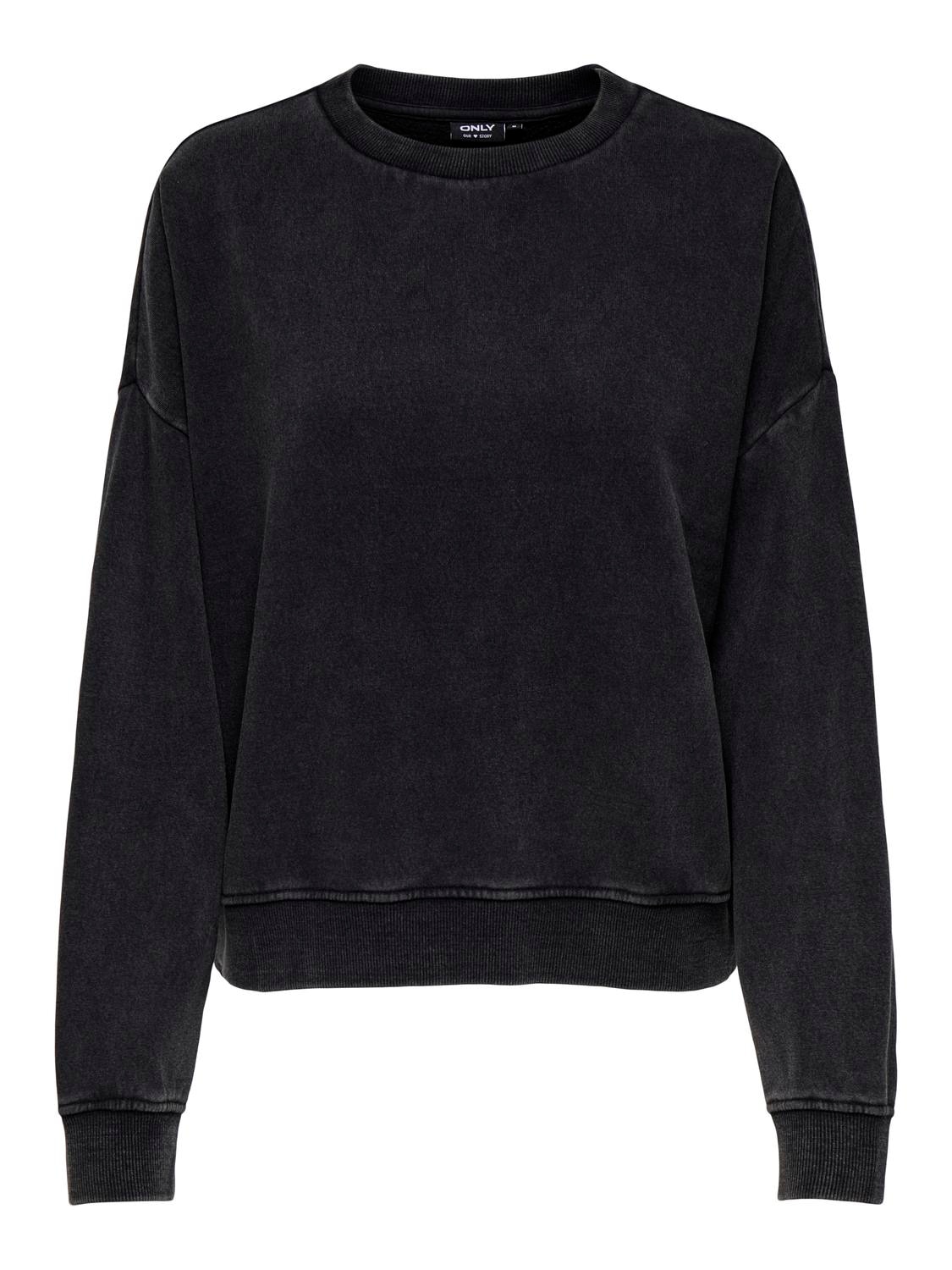 ONLY Sweatshirt »ONLSWEAT L/S CREW OVERSIZE SWT«, Baumwollmischung, loose fit, Rundhals
