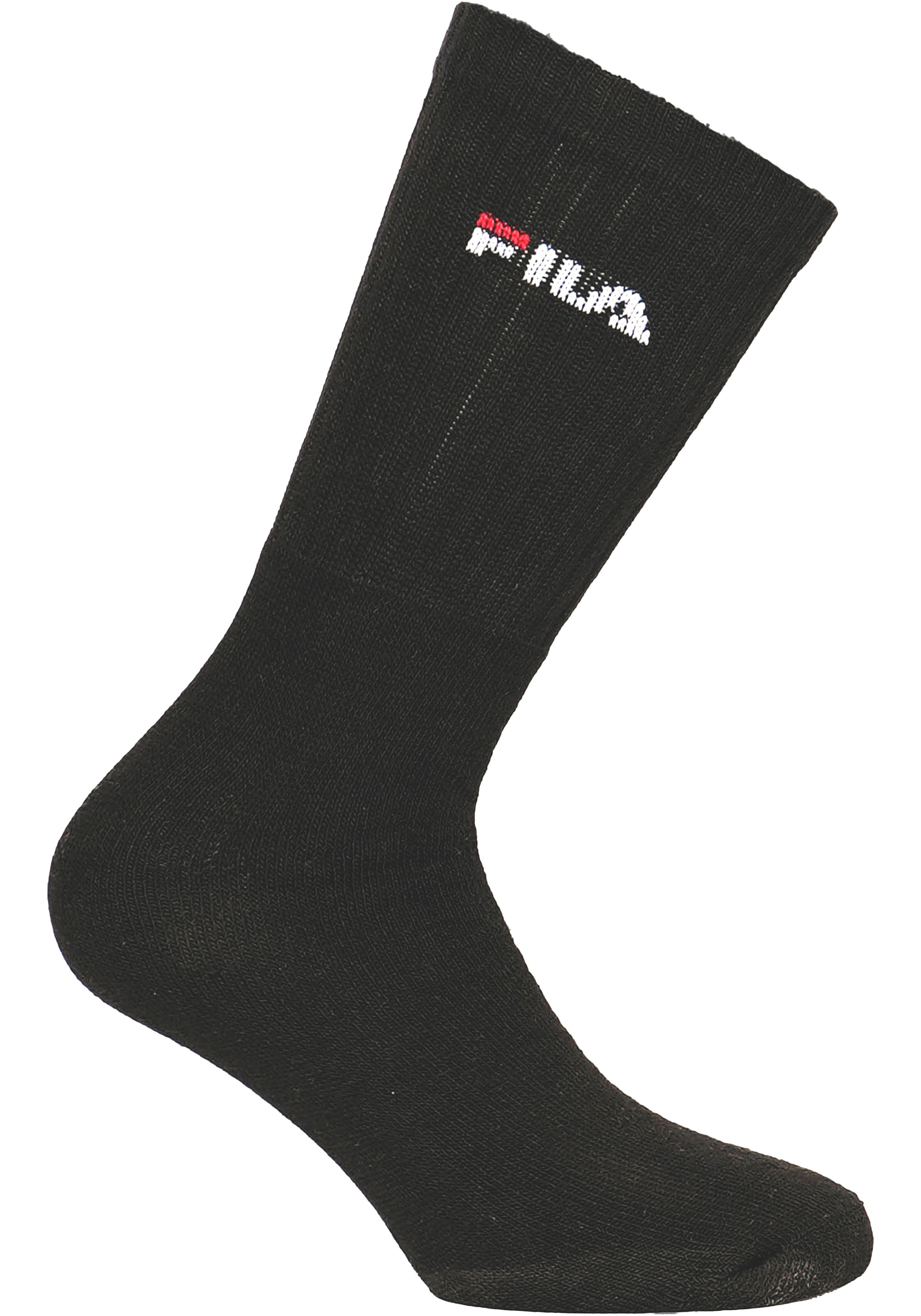 Fila Sportsocken »UNISEX CREW TENNIS FULL TERRY SOCKS« 6 Paar tlg. mit eingestrickem Logo