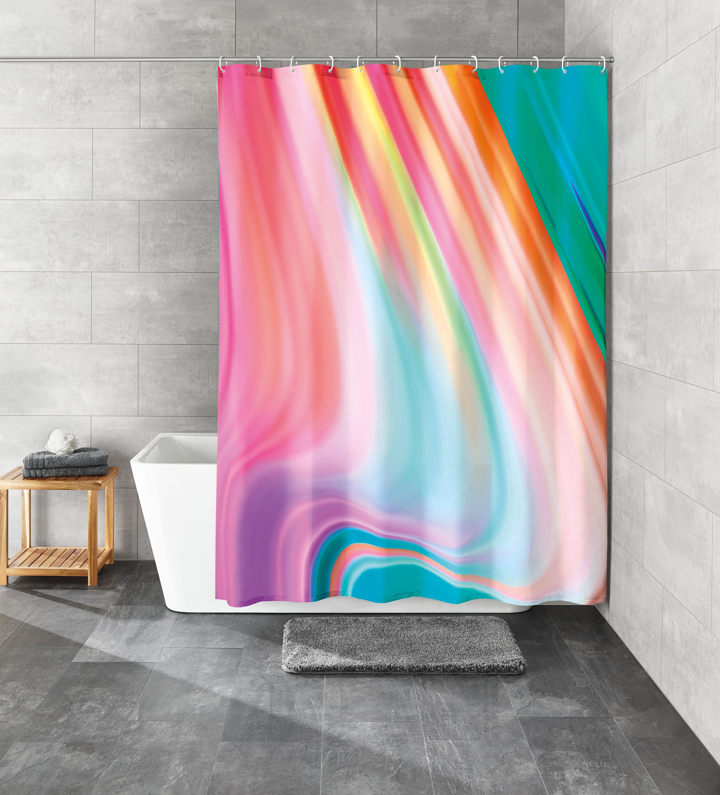 Kleine Wolke Duschvorhang "Vibes" Breite 180 cm günstig online kaufen