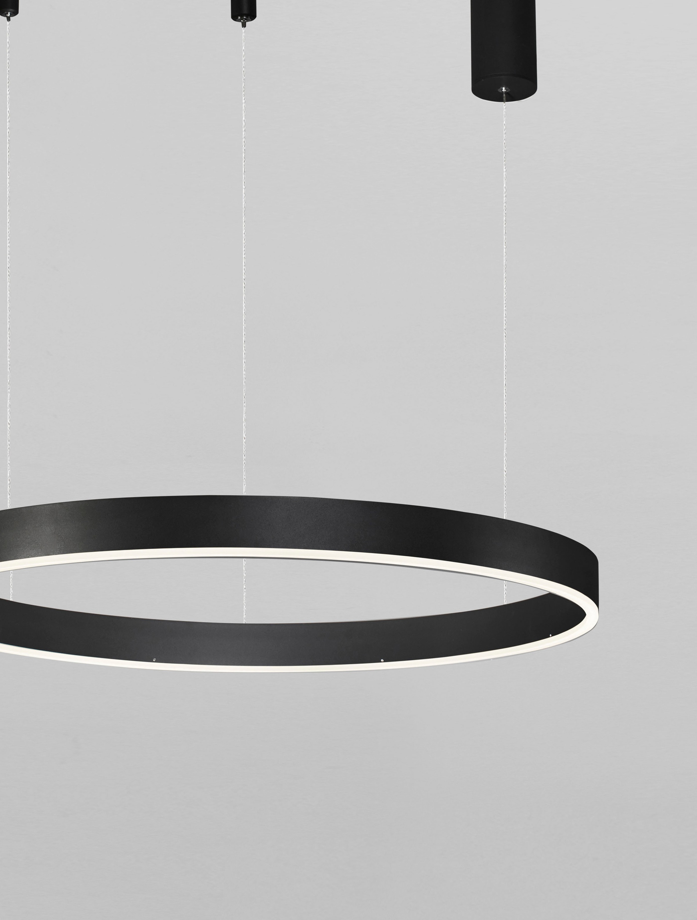 Nova Luce LED-Hängeleuchte »MOTIF«, 1 flammig, Leuchtmittel LED-Modul | LED fest integriert, dimmbar, höhenverstellbar, Lichtfarbe verstellbar, Fernbedienung