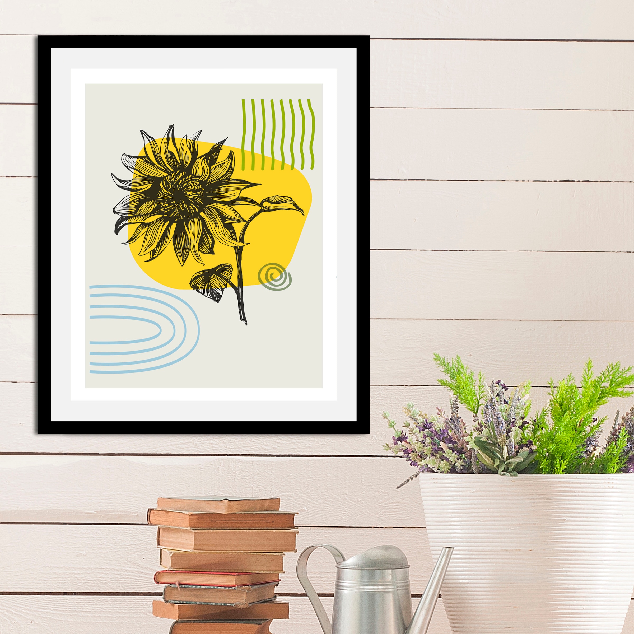 queence Bild "Sunflower", (1 St.), gerahmt günstig online kaufen