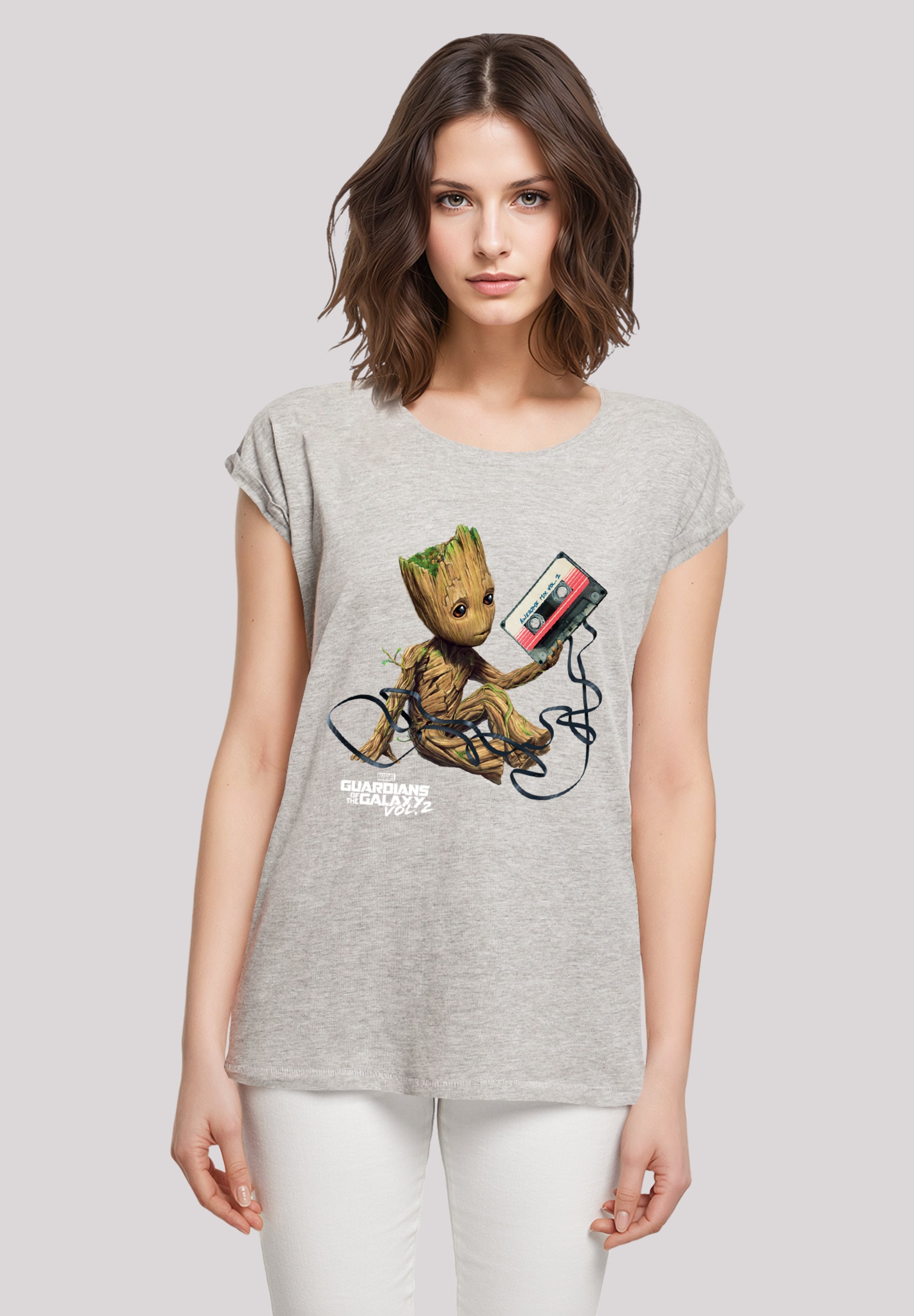 F4NT4STIC T-Shirt "Marvel Guardians Of The Galaxy Vol2 Groot Tape", Premium günstig online kaufen