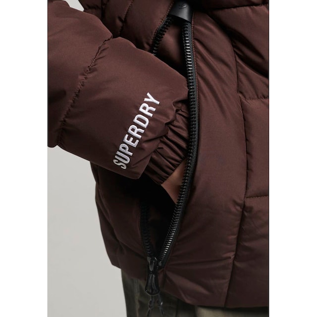 Superdry Steppjacke »HOODED SPIRIT SPORTS PUFFER«, mit Kapuze, aus  wasserabweisendem Material für kaufen | BAUR