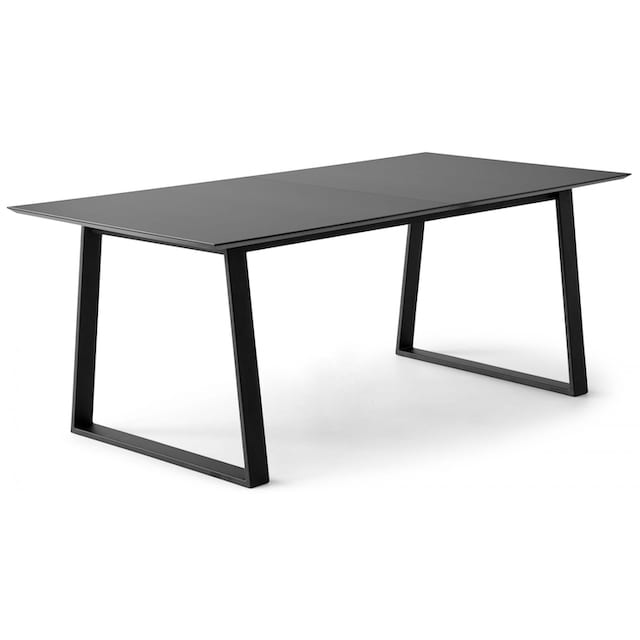 Hammel Furniture Esstisch »Meza by Hammel«, rechteckige Tischplatte MDF, Trapez  Metallgestell, 2 Einlegeplatten | BAUR