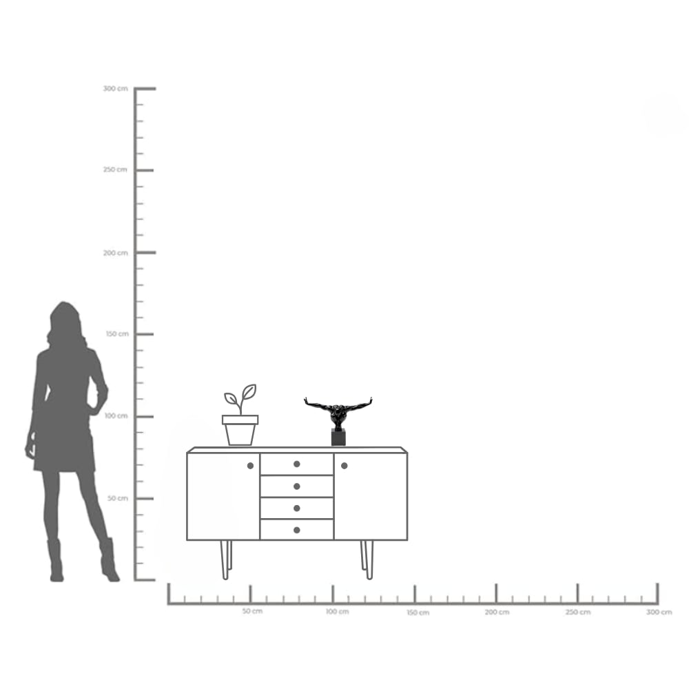 Kare Design Dekoobjekt »Deko Objekt Athlet Black Small 43cm«