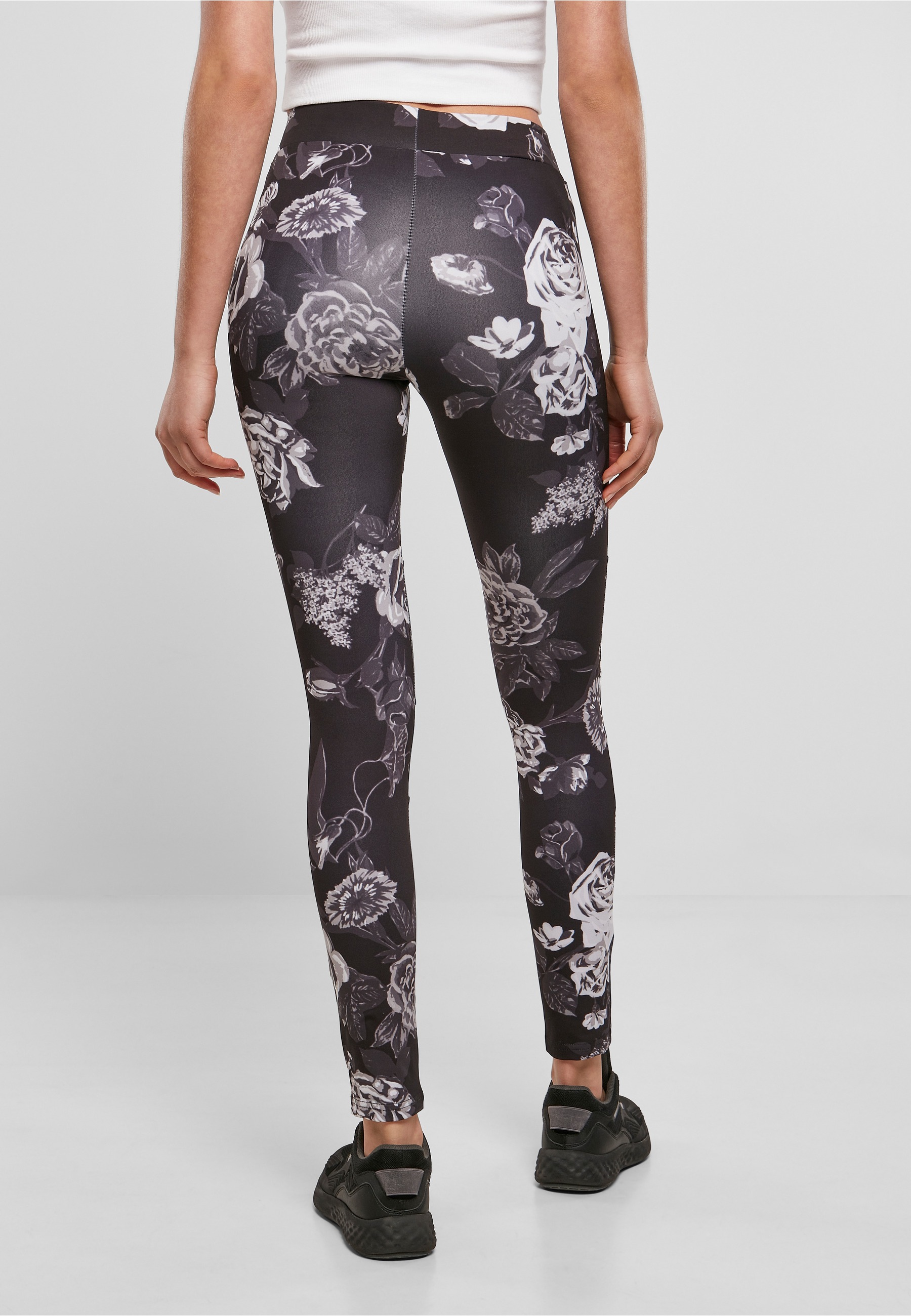 URBAN CLASSICS Leggings »Urban Classics Damen Ladies Tech Mesh AOP Leggings«