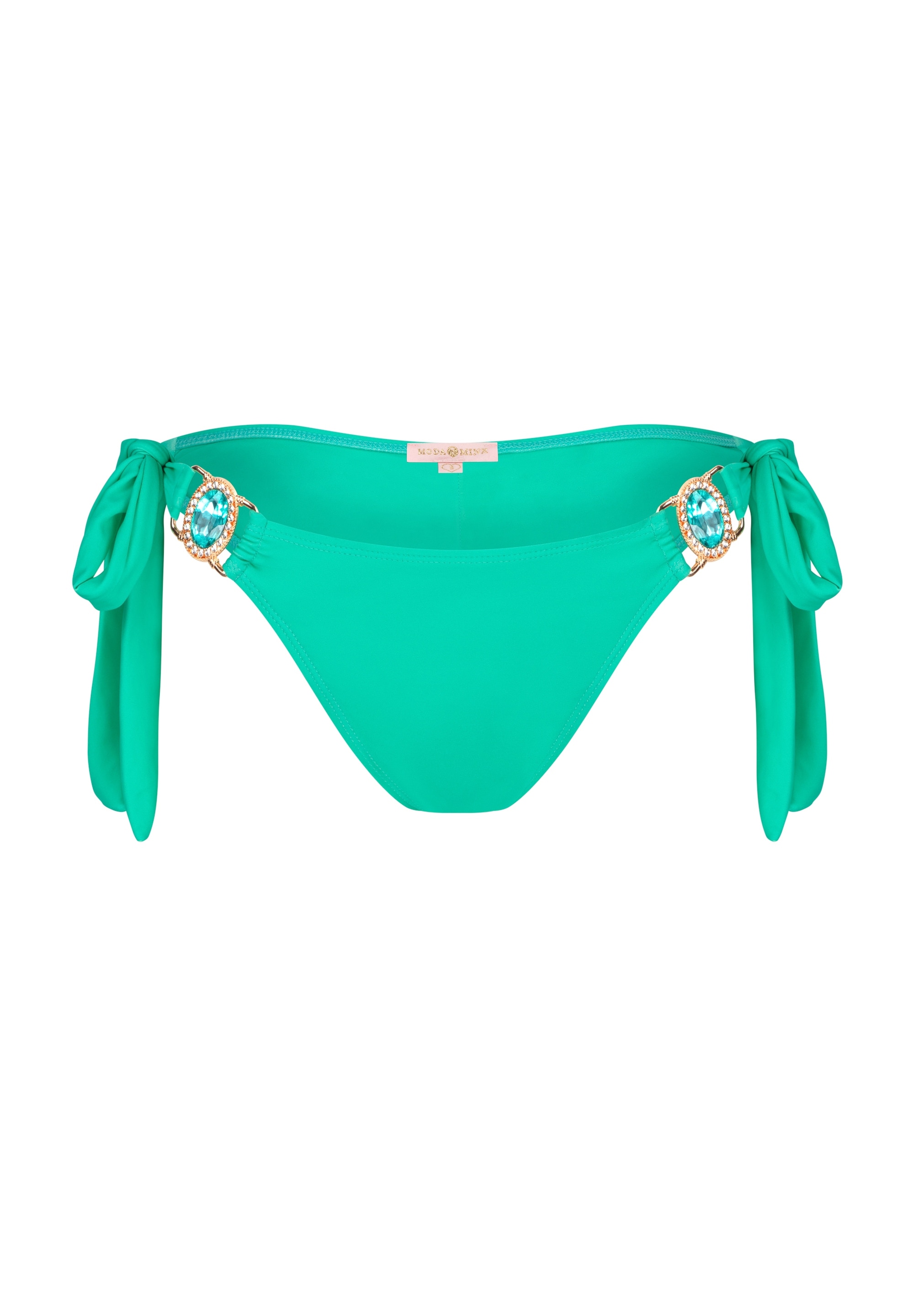 Moda Minx Bikini-Hose »Amour Tie Side Brazilian«, (1 St., Panty), mit stilvollem Steinbesatz