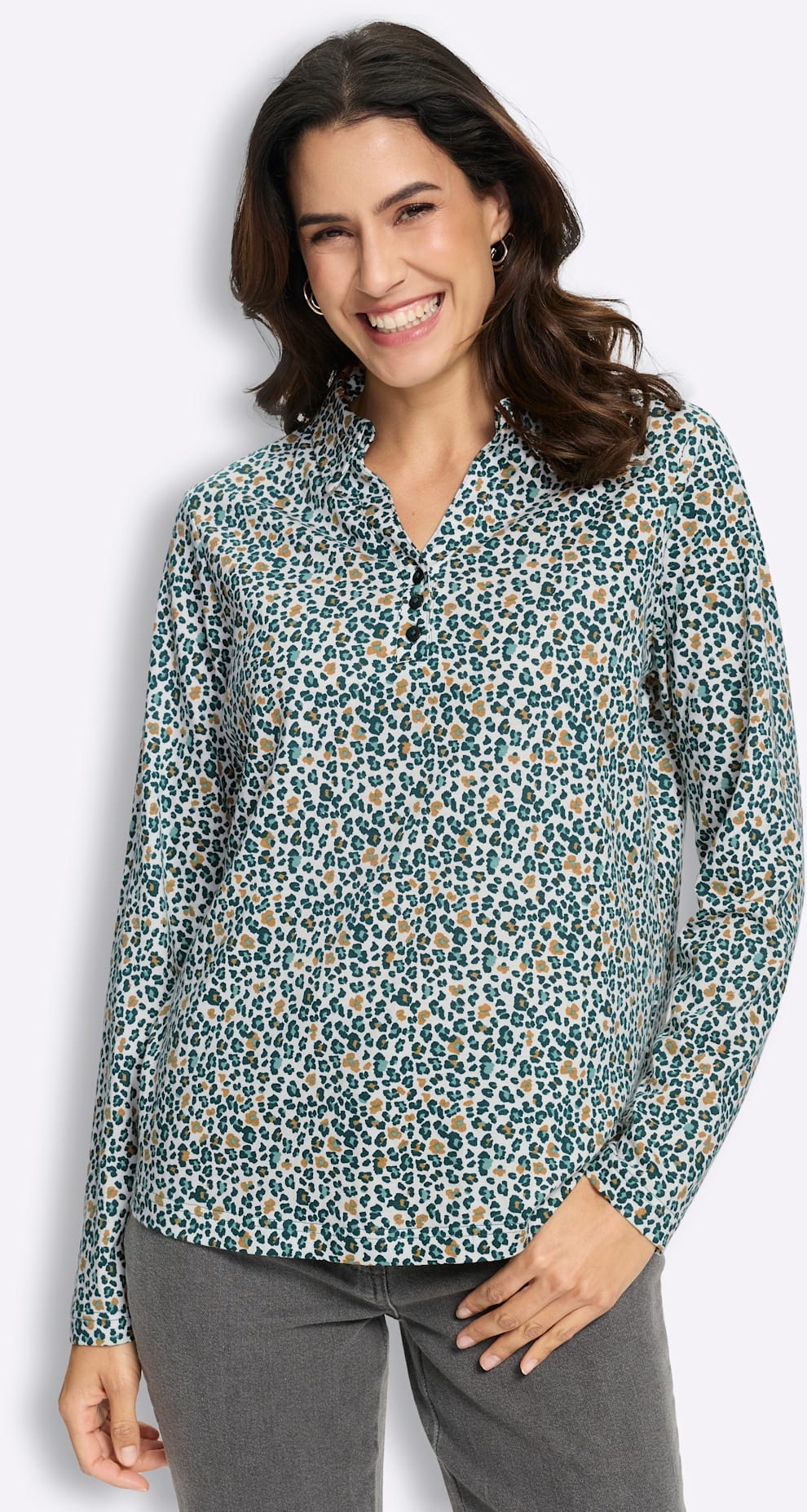 Inspirationen Poloshirt »Print-Shirt« 1