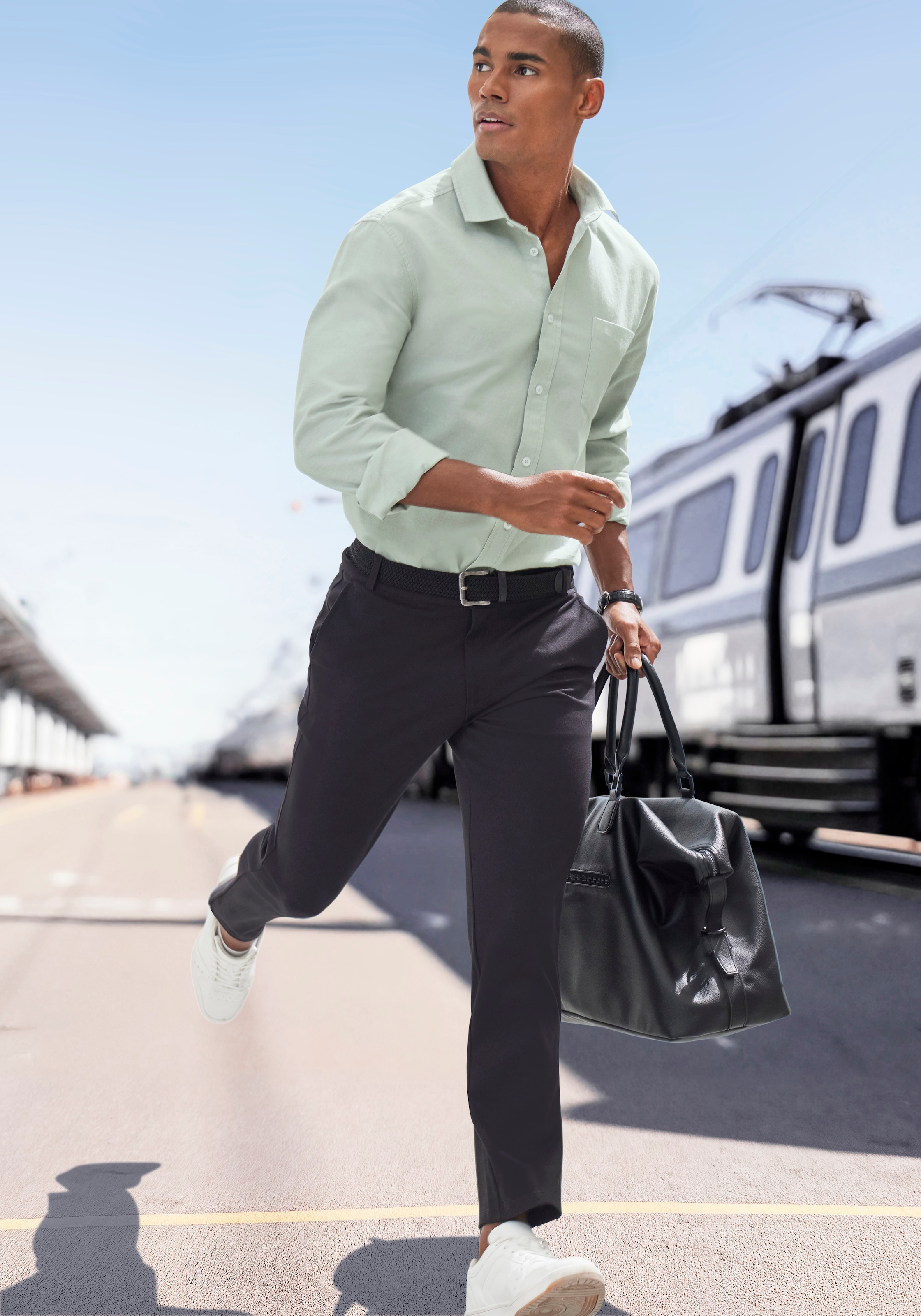 AUTHENTIC LE JOGGER Hüftgürtel, Flechtgürtel, Stretchgürtel, Gürtel für Jeans & Hosen