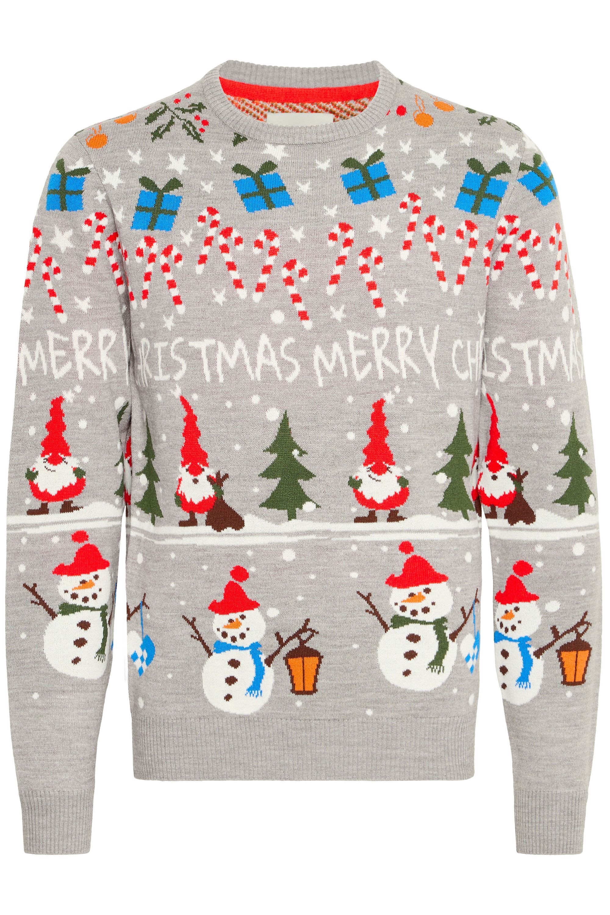 Blend Strickpullover "BHChristian" Weihnachtlicher Grobstrickpullover günstig online kaufen