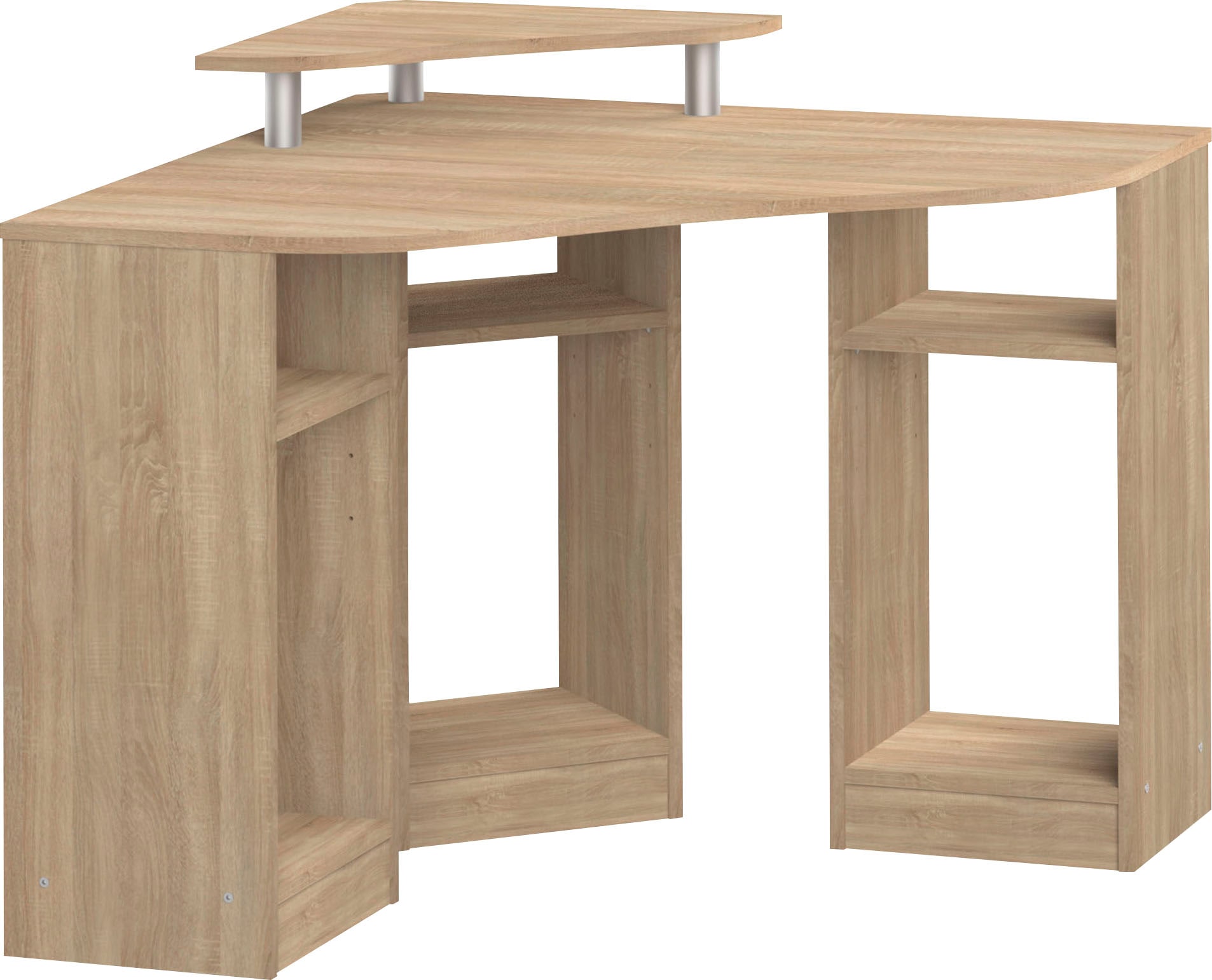 TemaHome Schreibtisch "Corner", Melamingestell, Tischplatte in untersch. Farbvarianten, Breite 94 cm