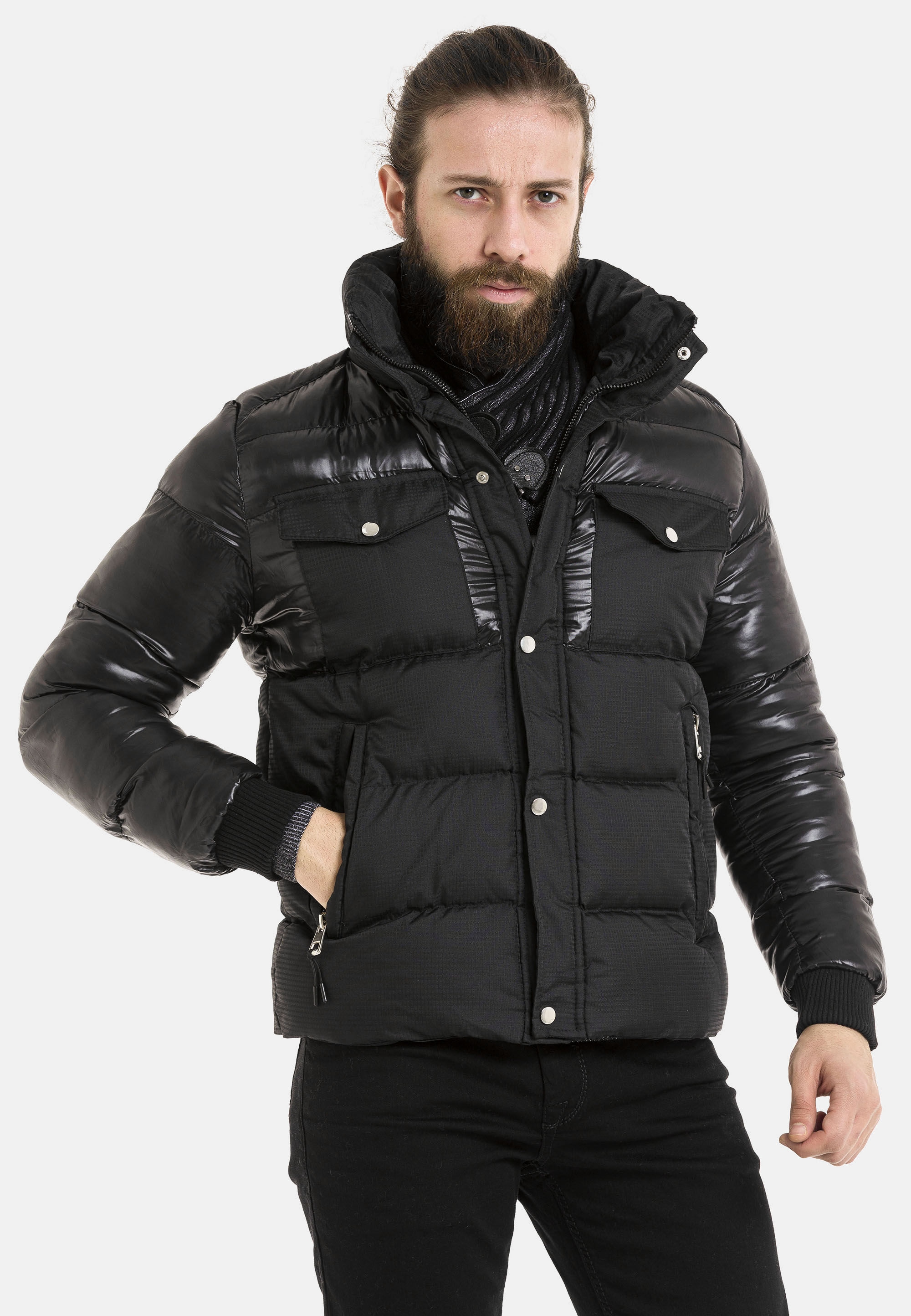 Cipo & Baxx Cipo & Baxx Winterjacke »Jacke« be Kap...