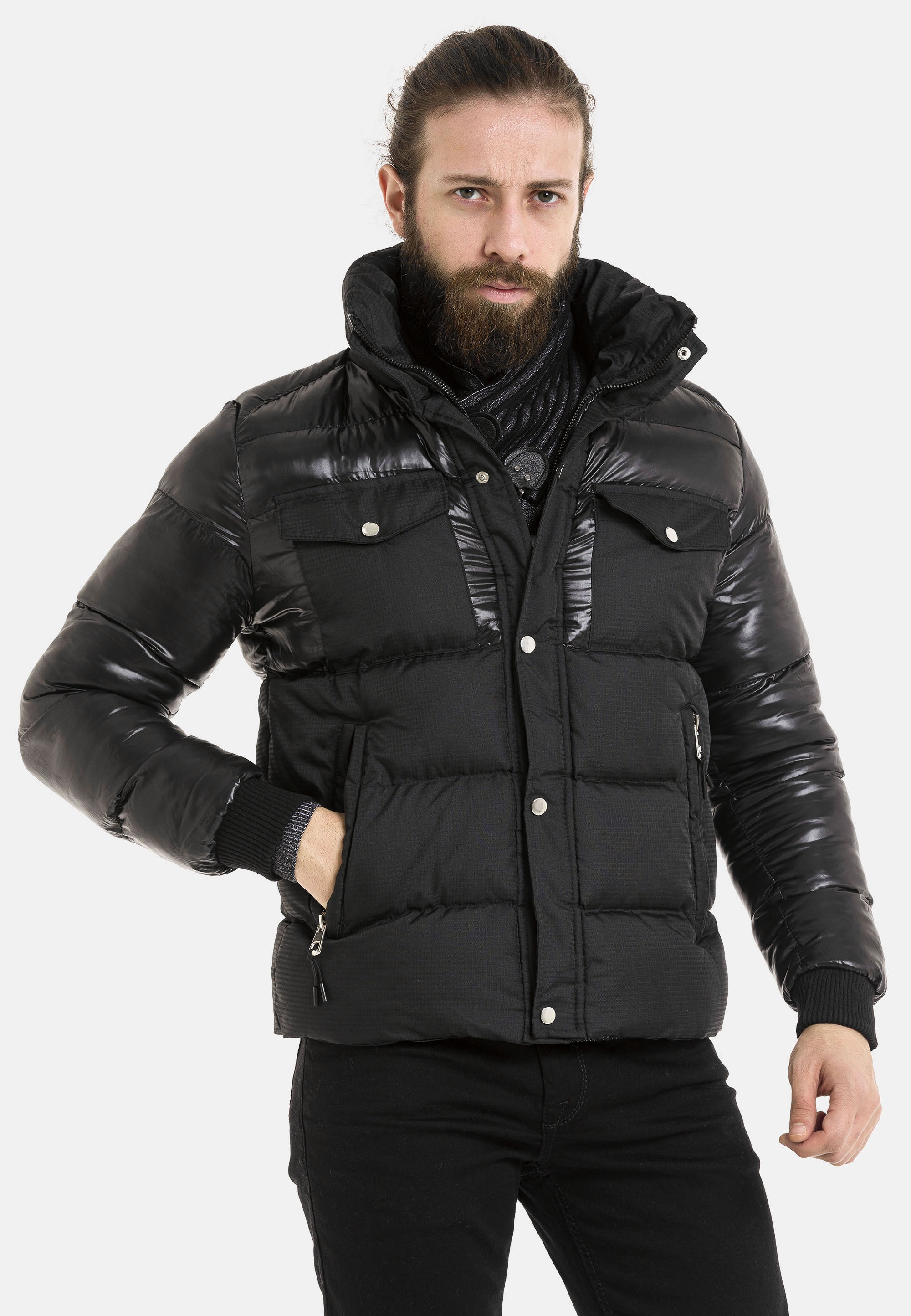 Cipo & Baxx Winterjacke "Jacke", ohne Kapuze günstig online kaufen