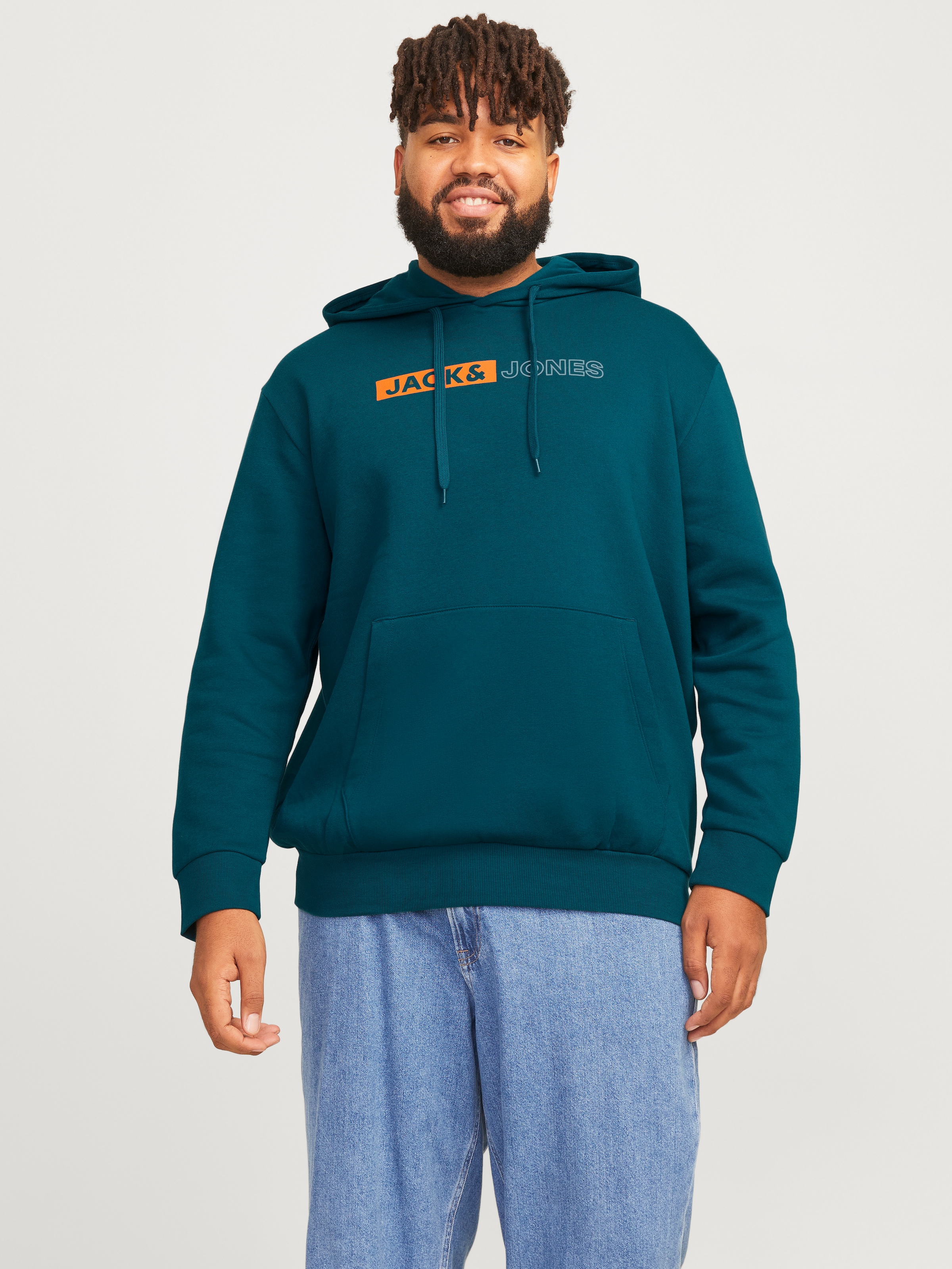 Jack & Jones PlusSize Hoodie "JJECORP LOGO SWEAT HOOD PLAY NOOS PLS"