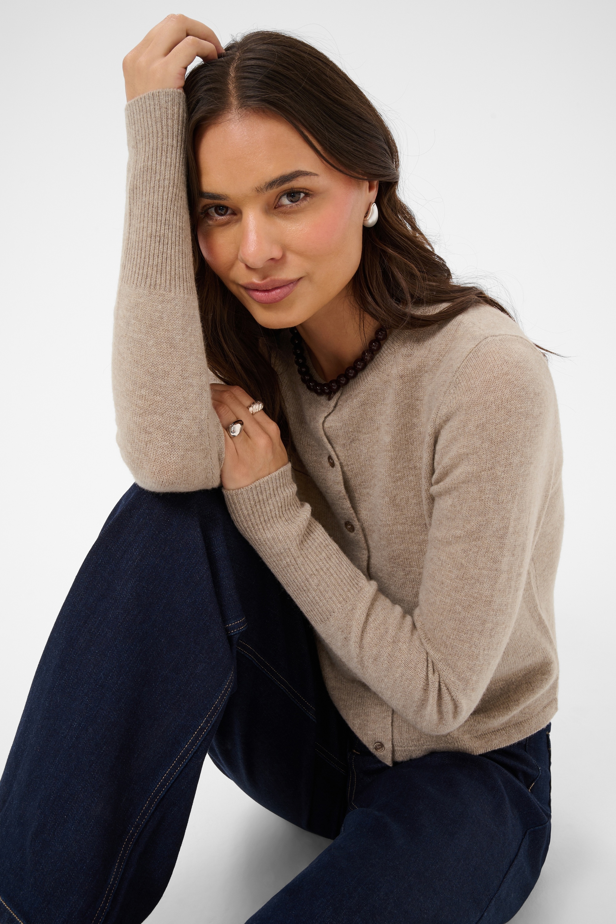 KAFFE Strickjacke »Damen Strickjacke KAcashie«