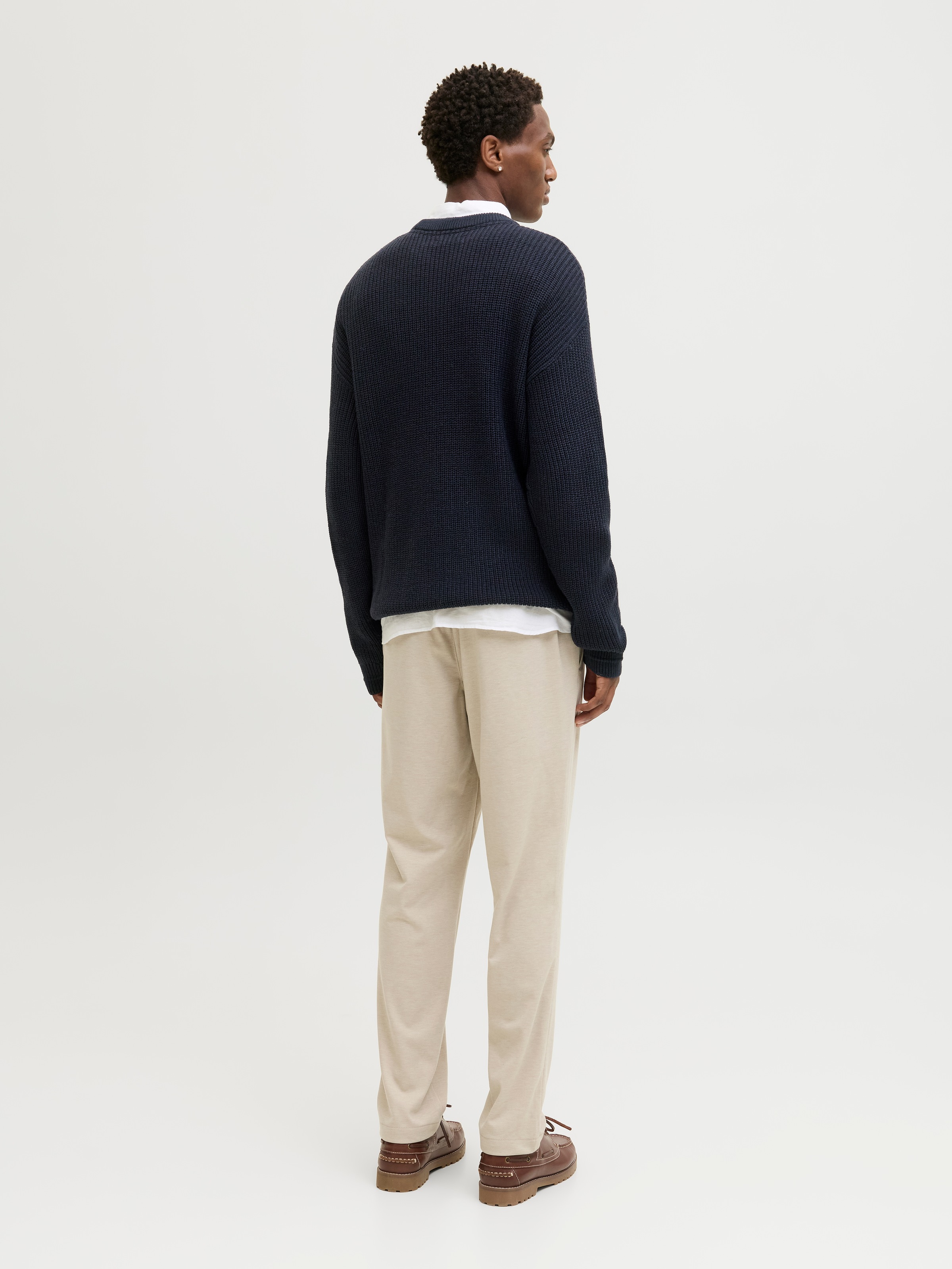 Jack & Jones Rundhalspullover »JJKAITO KNIT CREW NECK BF«