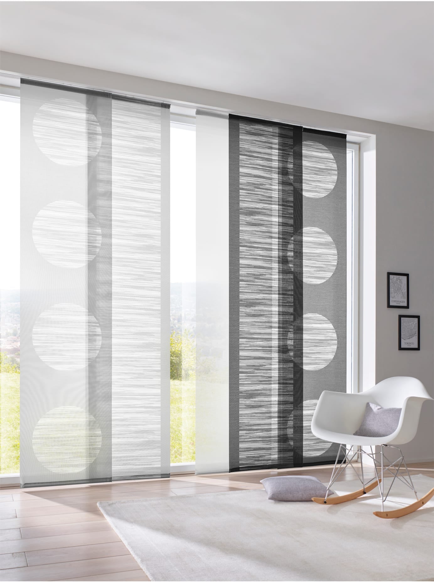 heine home Schiebegardine Klettschiene 1 Stk. tlg. günstig online kaufen