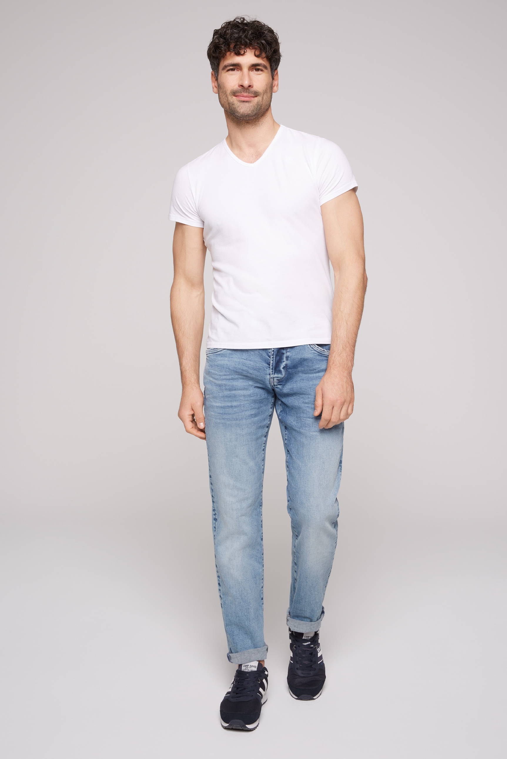 CAMP DAVID Slim-fit-Jeans, mit normaler Leibhöhe